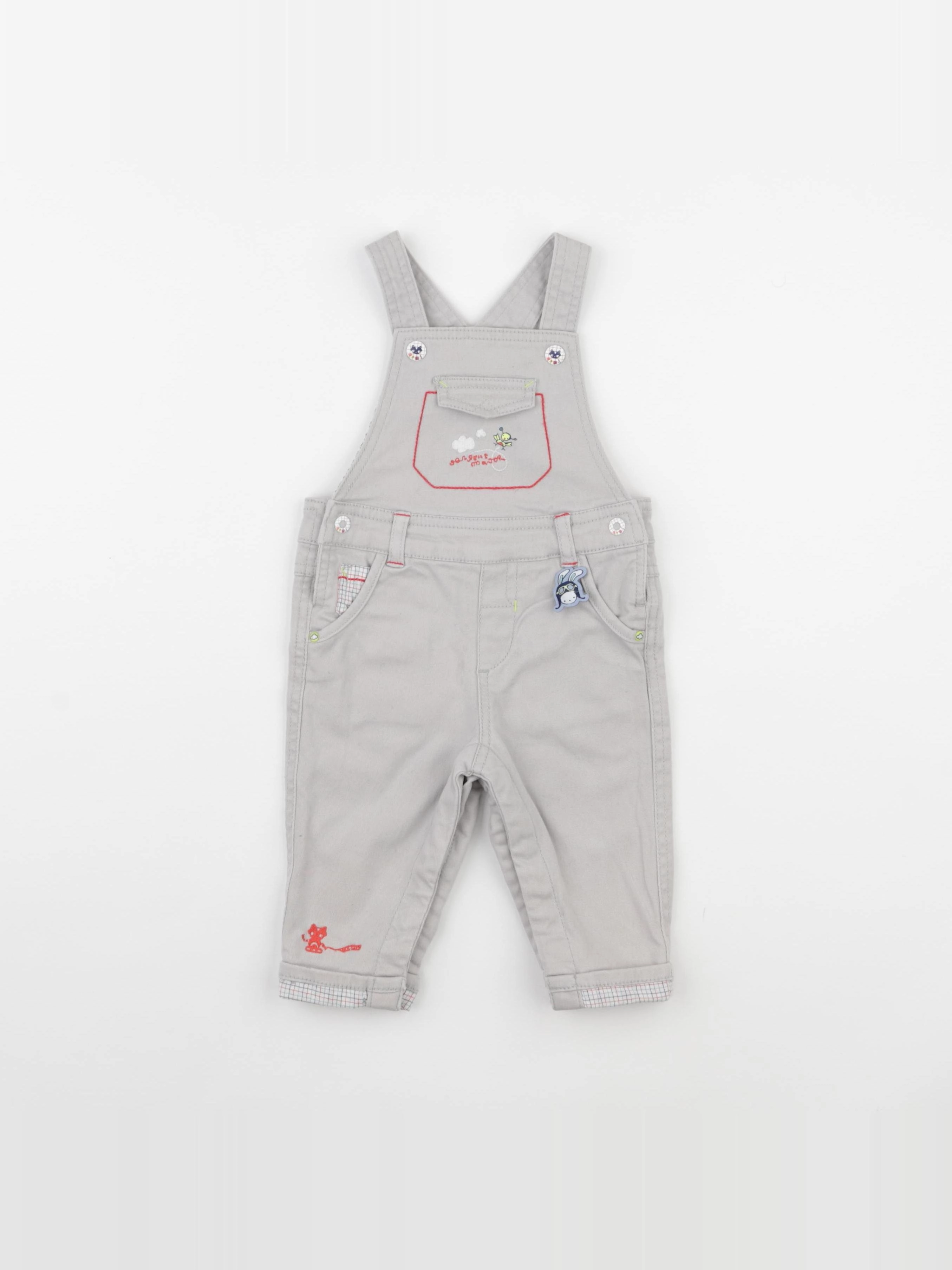 Sergent Major - salopette beige - 6 mois