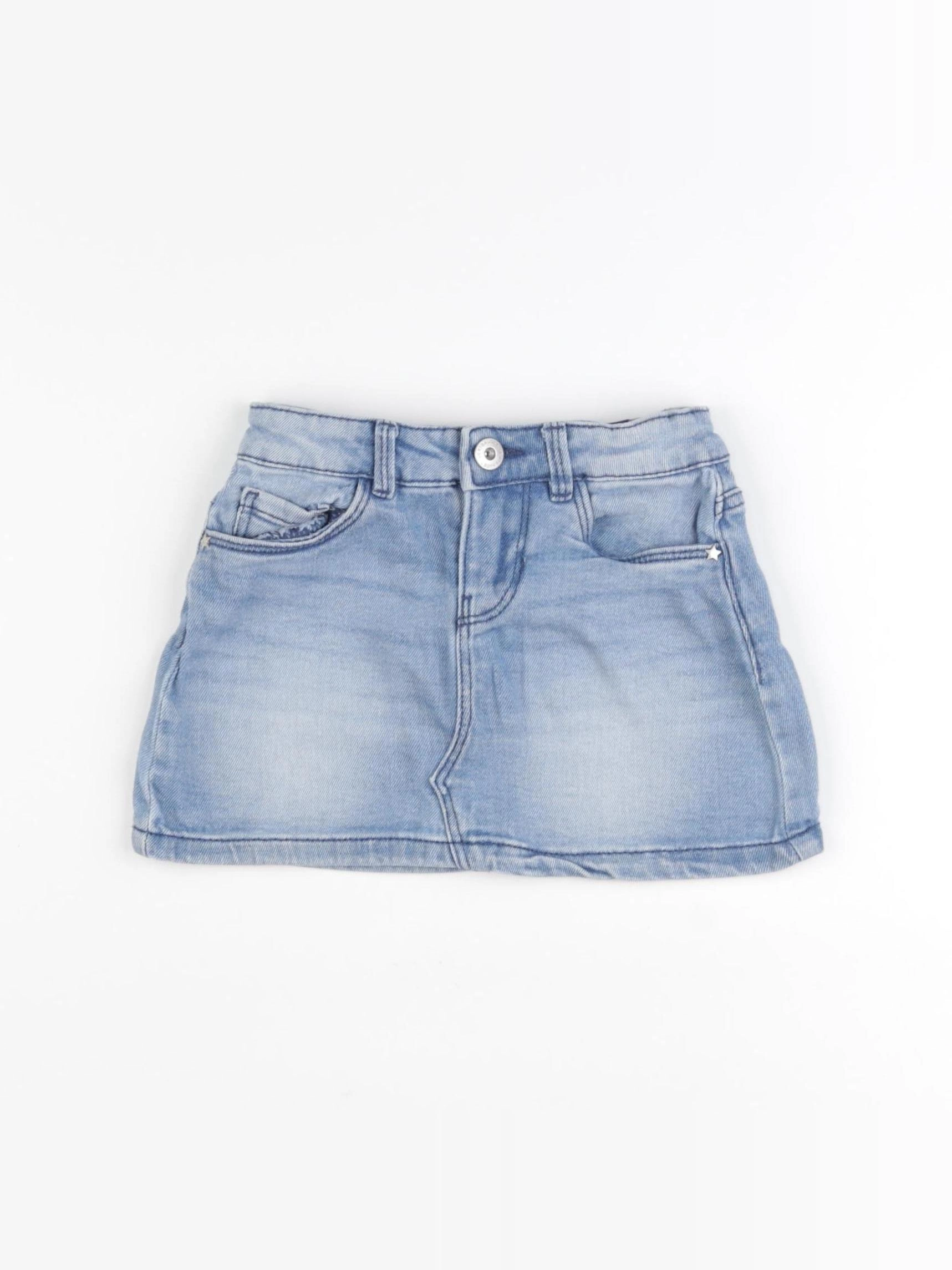 Vertbaudet - jupe bleu - 4 ans