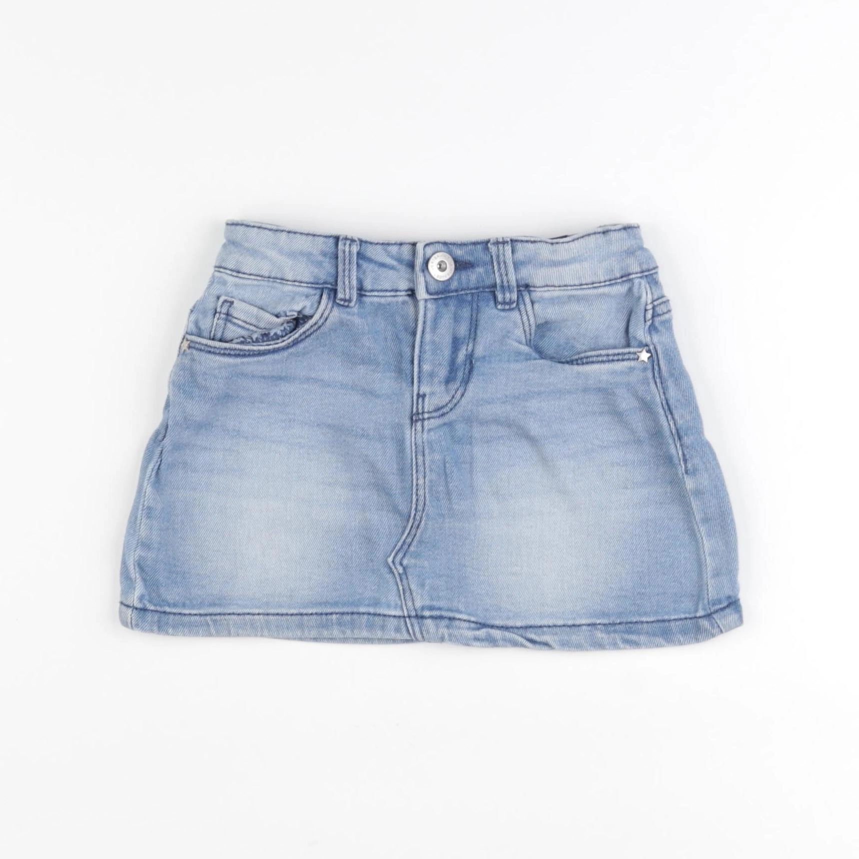 Vertbaudet - jupe bleu - 4 ans