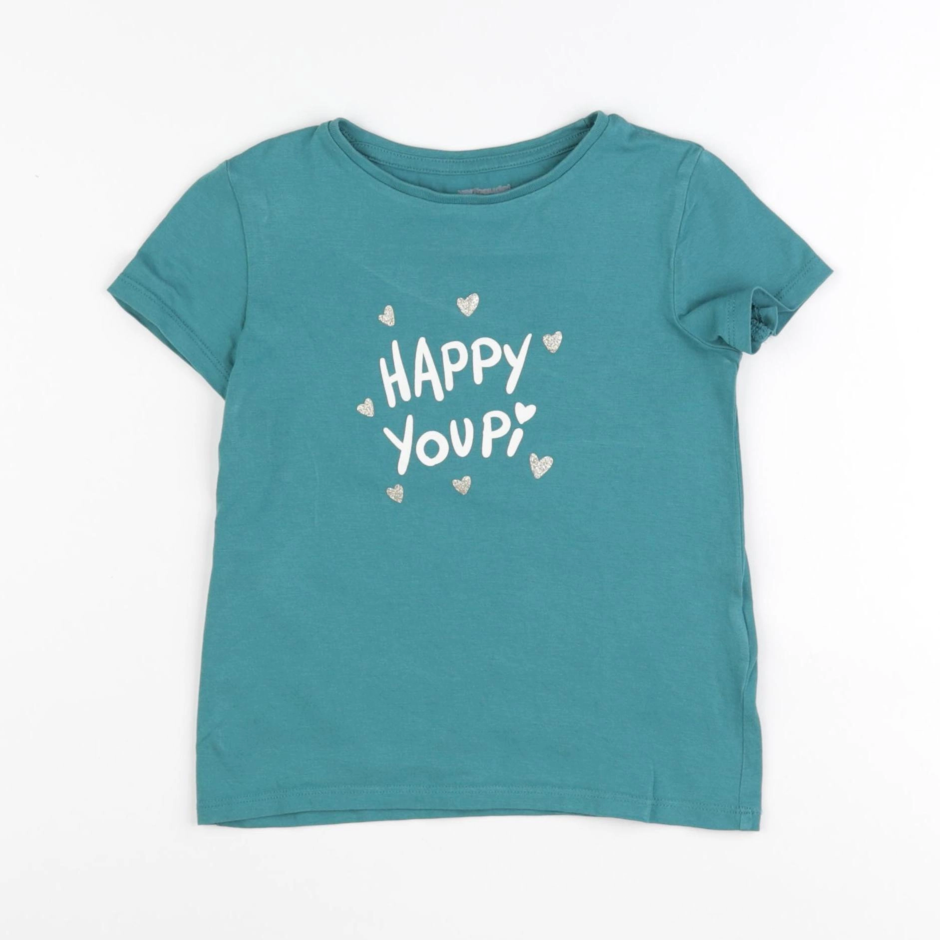 Vertbaudet - tee-shirt vert - 4 ans