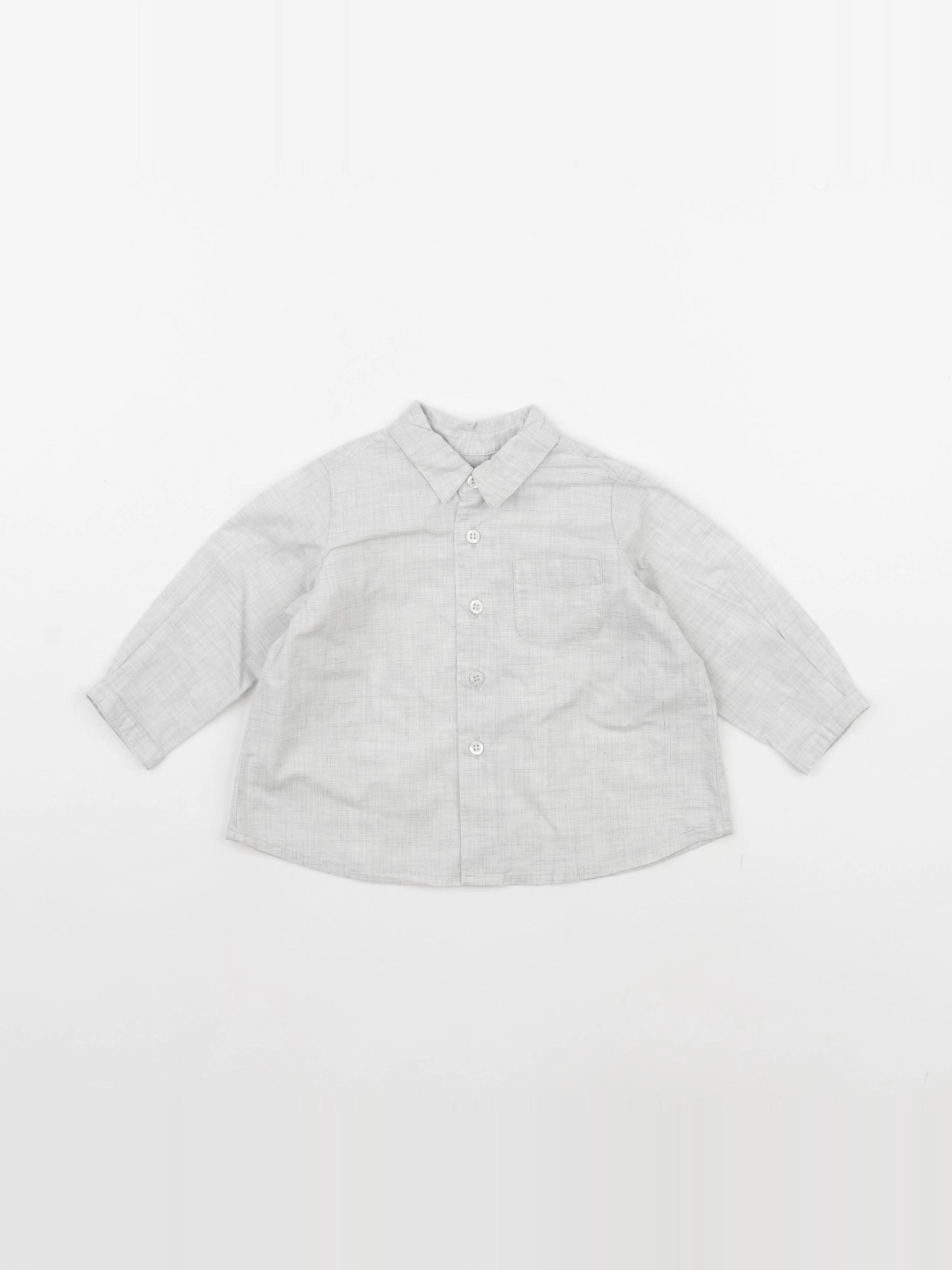 Bonpoint - chemise gris - 6 mois