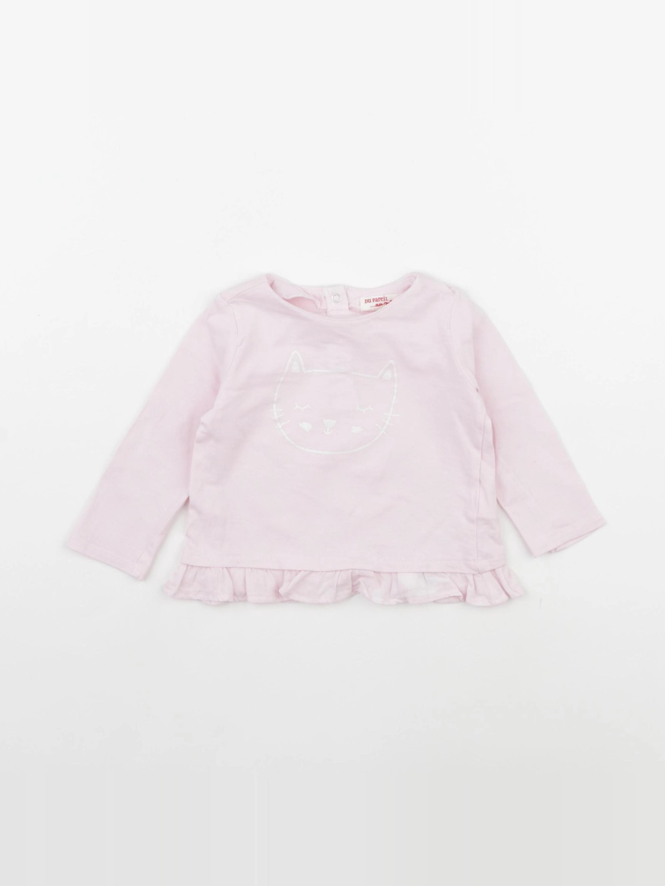 DPAM - tee-shirt rose - 9 mois