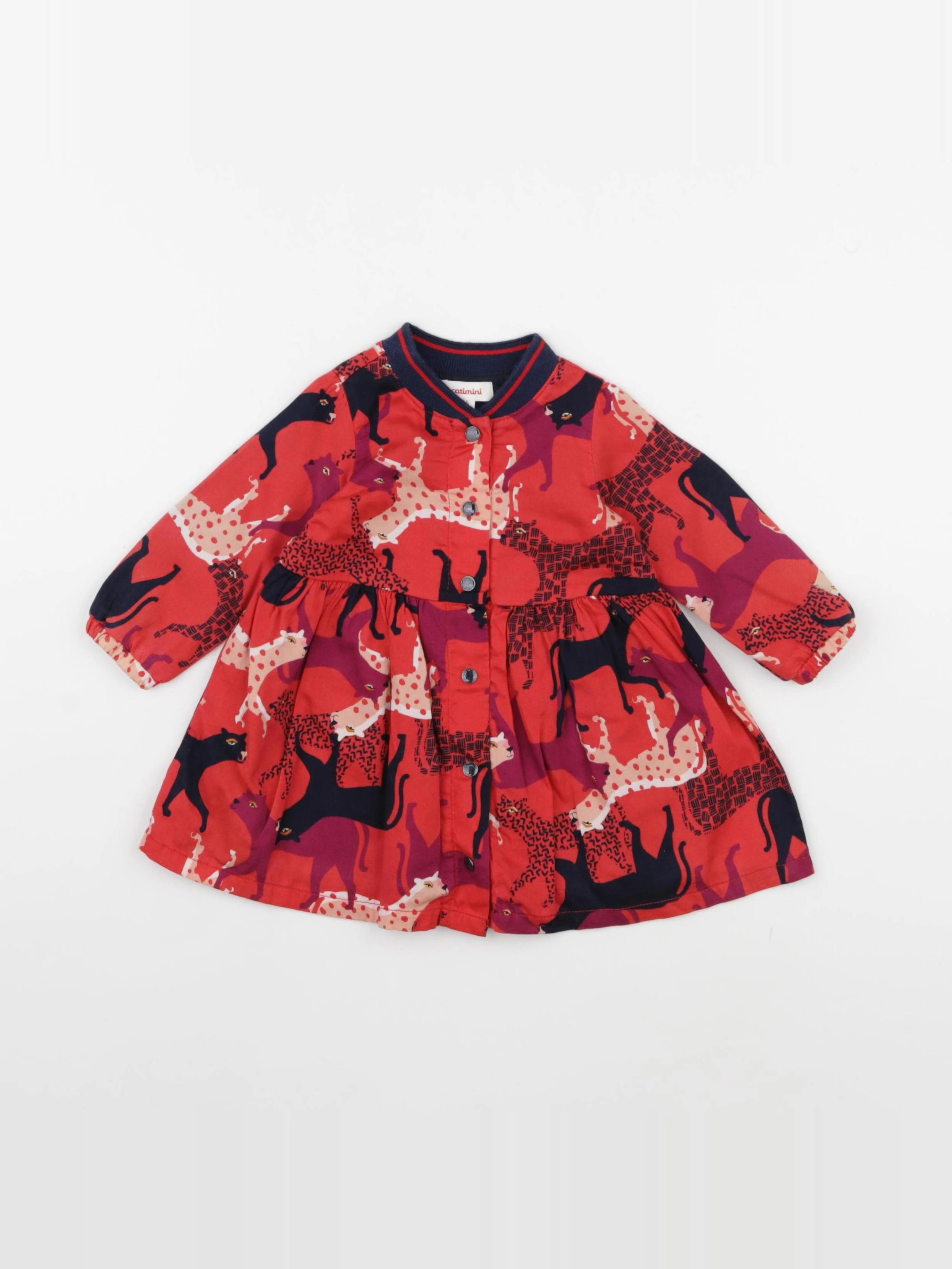 Catimini - robe rouge - 6 mois