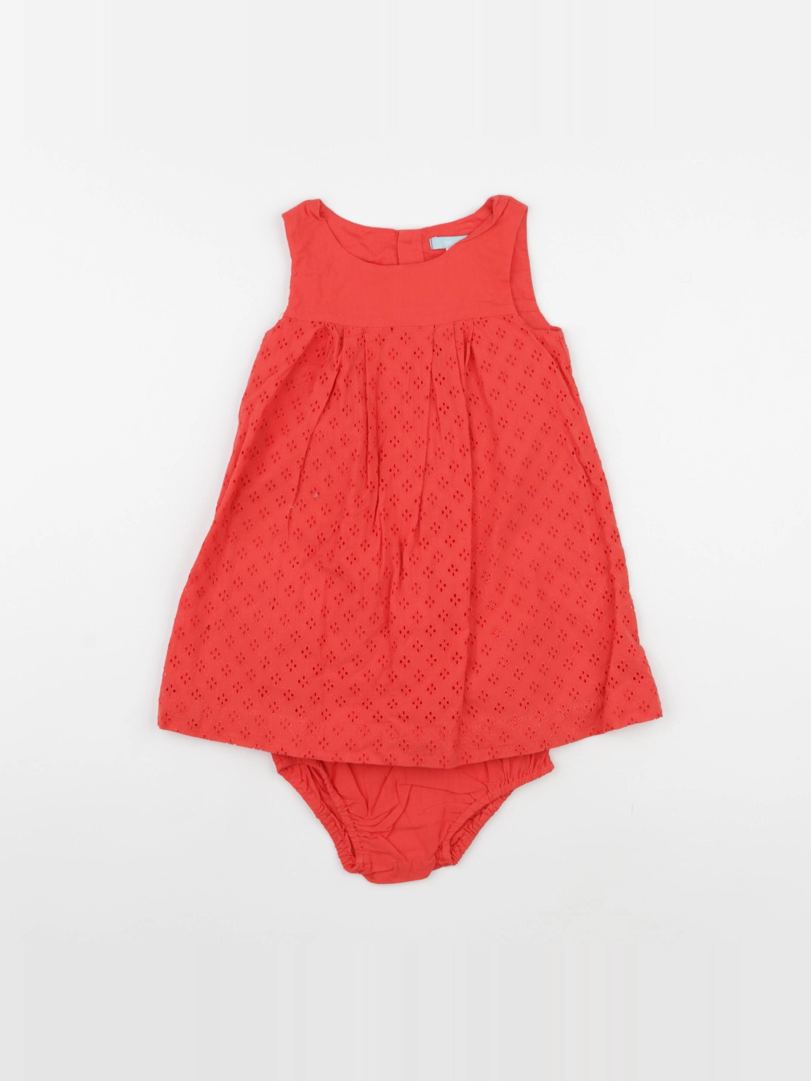 Obaïbi - robe rouge - 24 mois