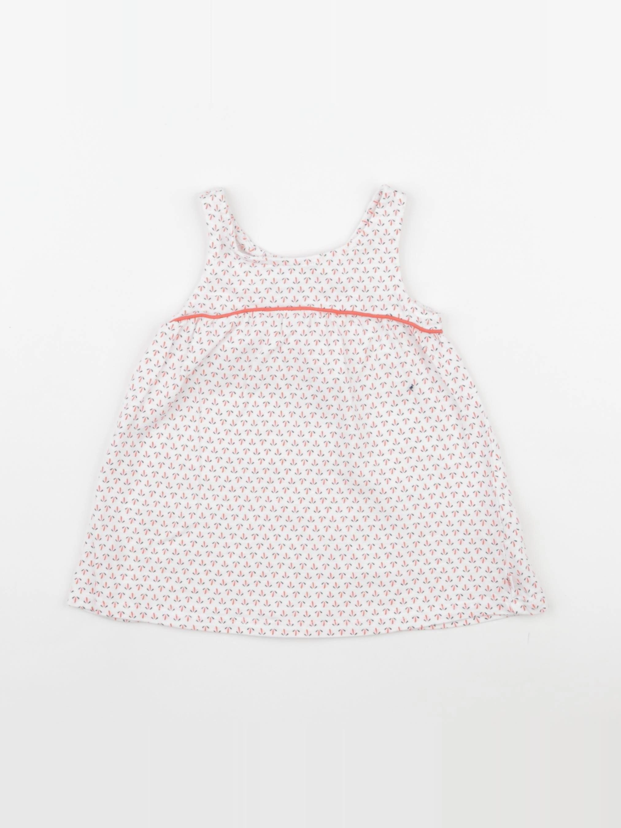 Obaïbi - robe blanc - 6 mois