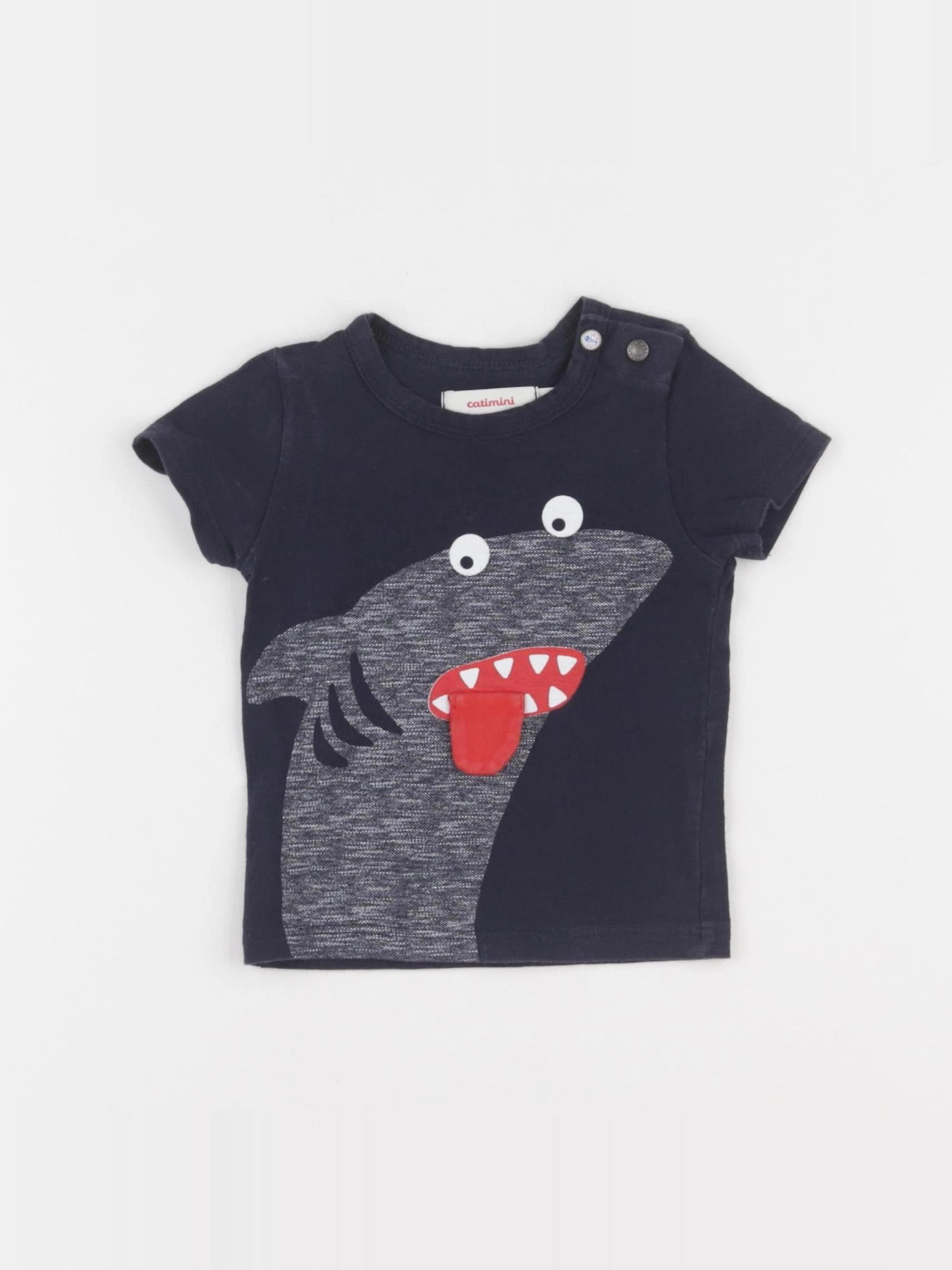 Catimini - tee-shirt bleu - 6 mois