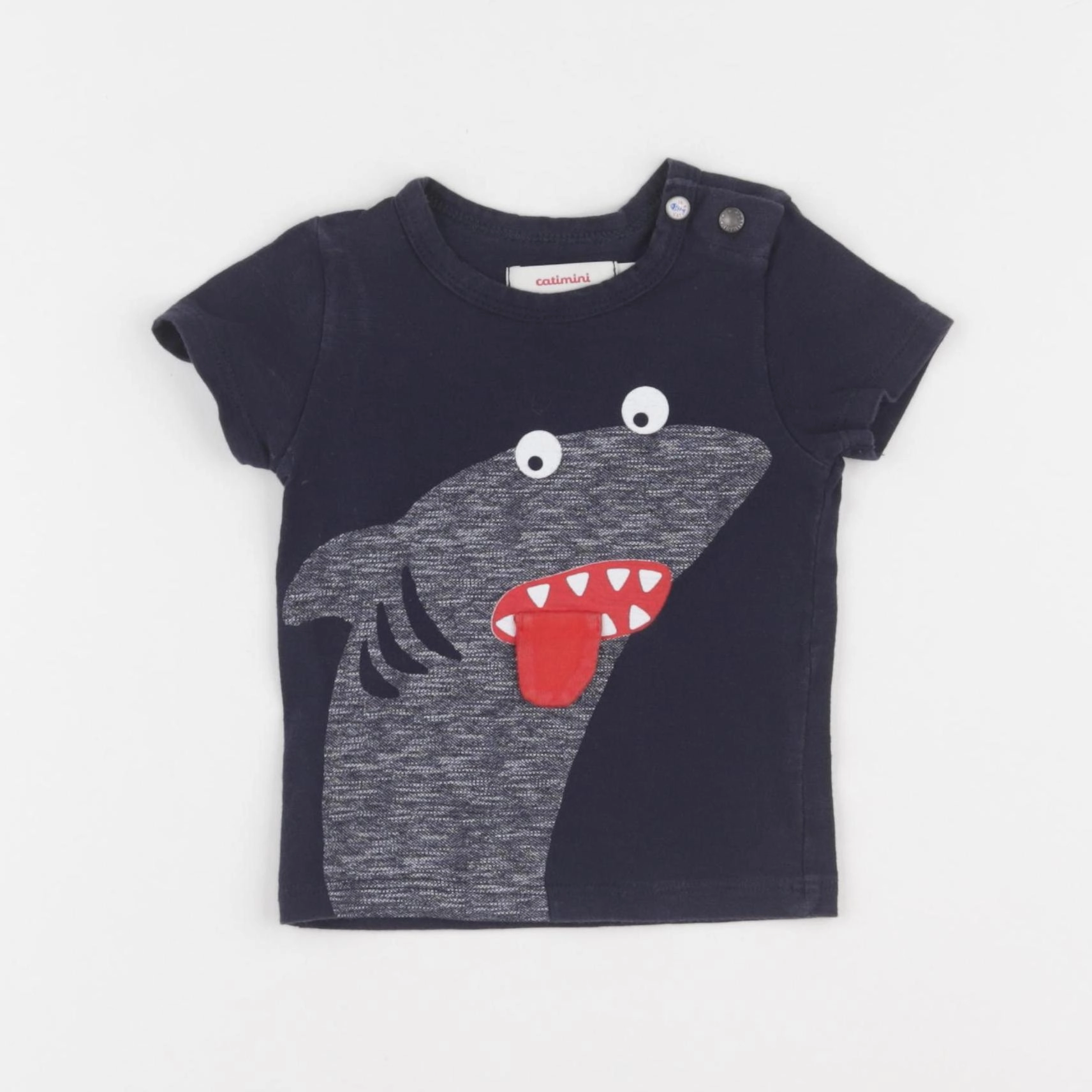 Catimini - tee-shirt bleu - 6 mois