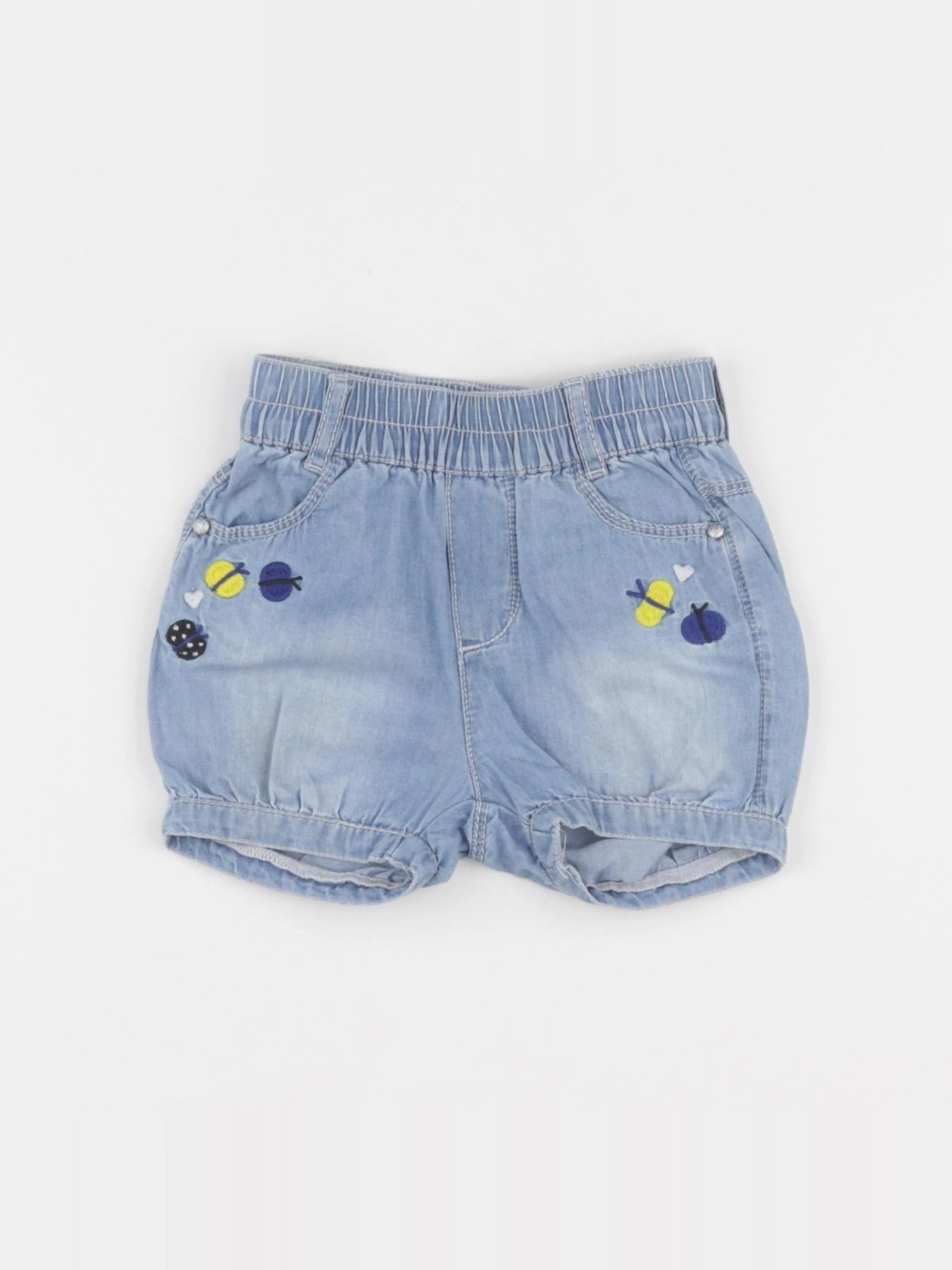 Catimini - short bleu - 9 mois