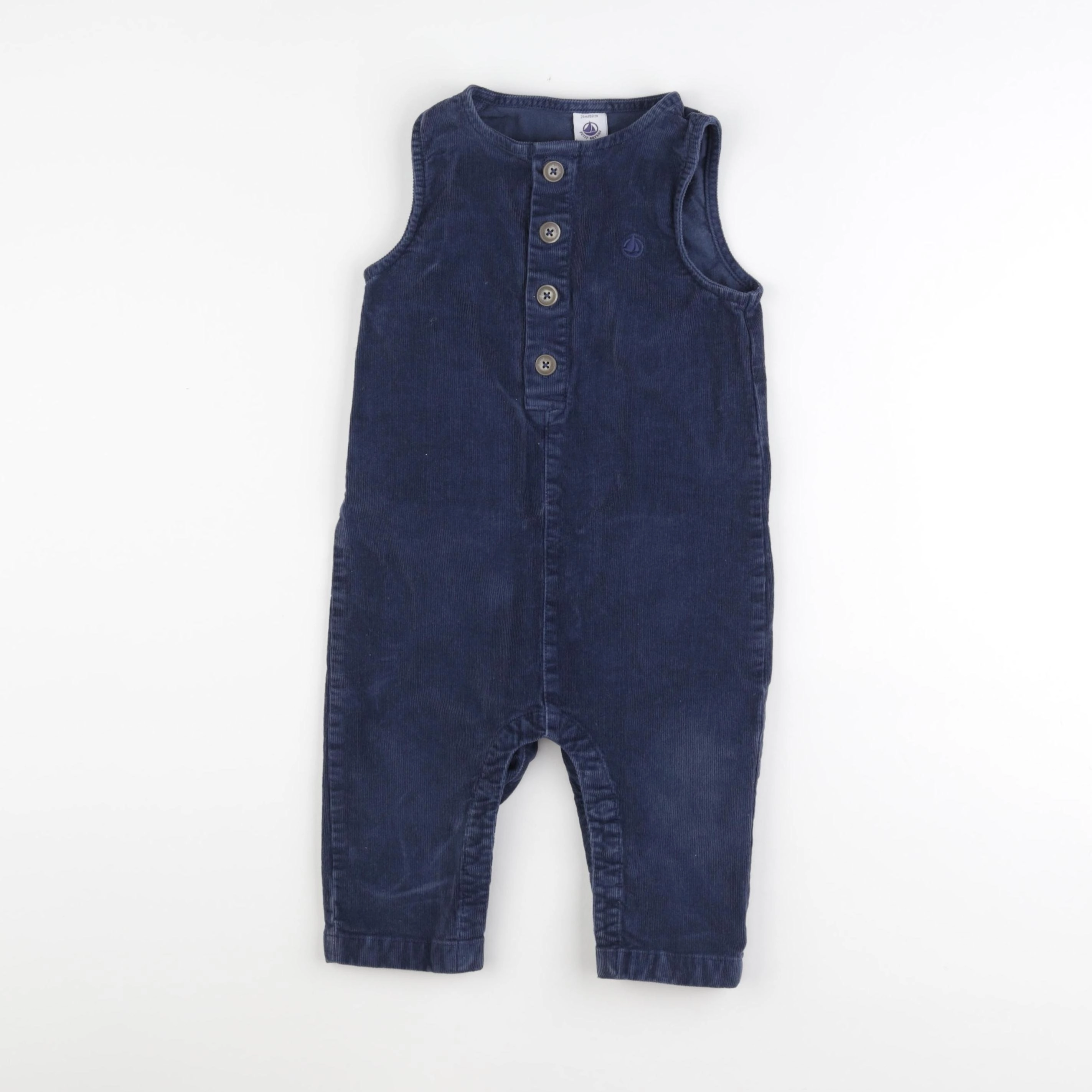 Petit Bateau - combinaison bleu - 24 mois