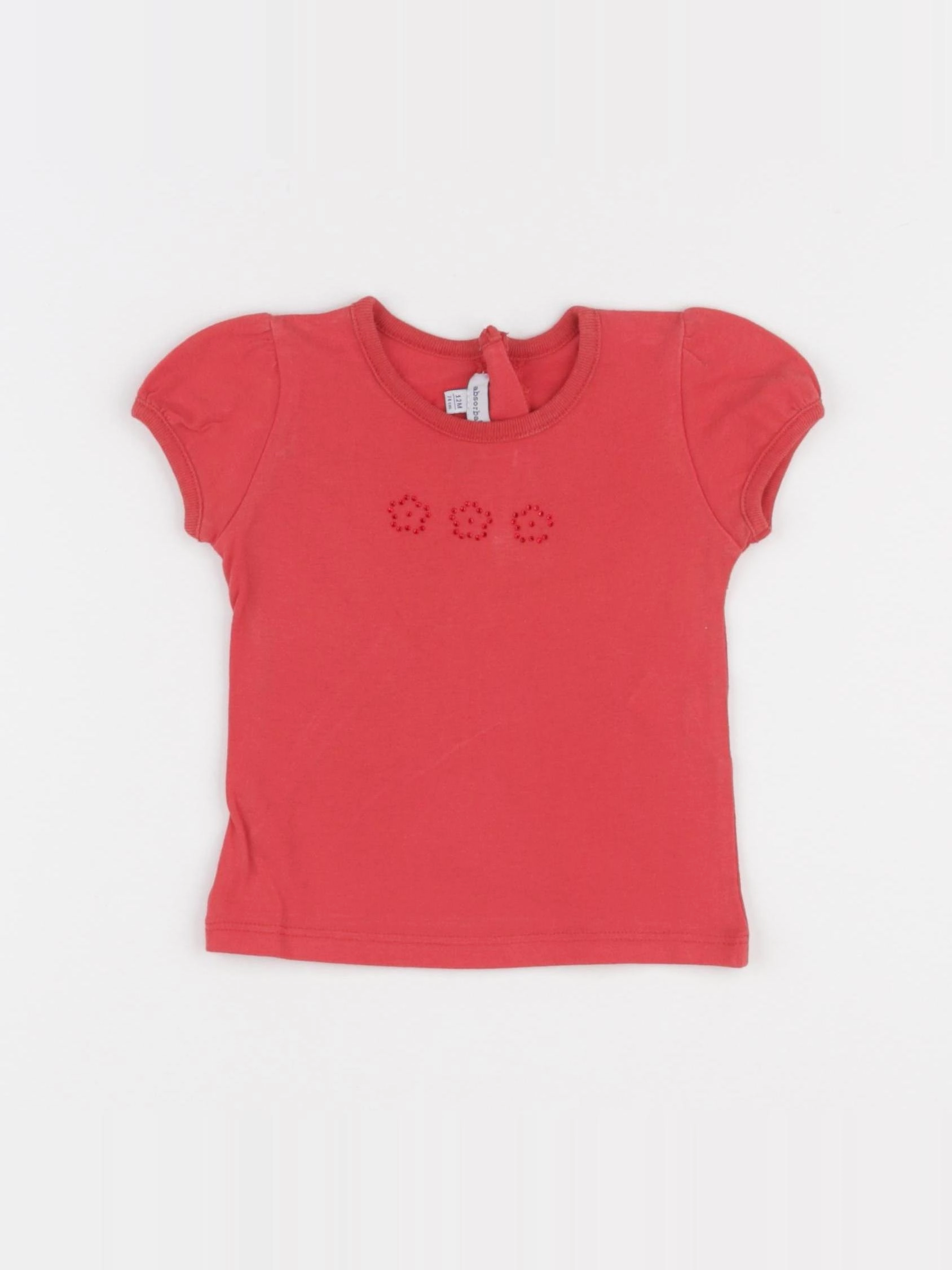 Absorba - tee-shirt rouge - 12 mois