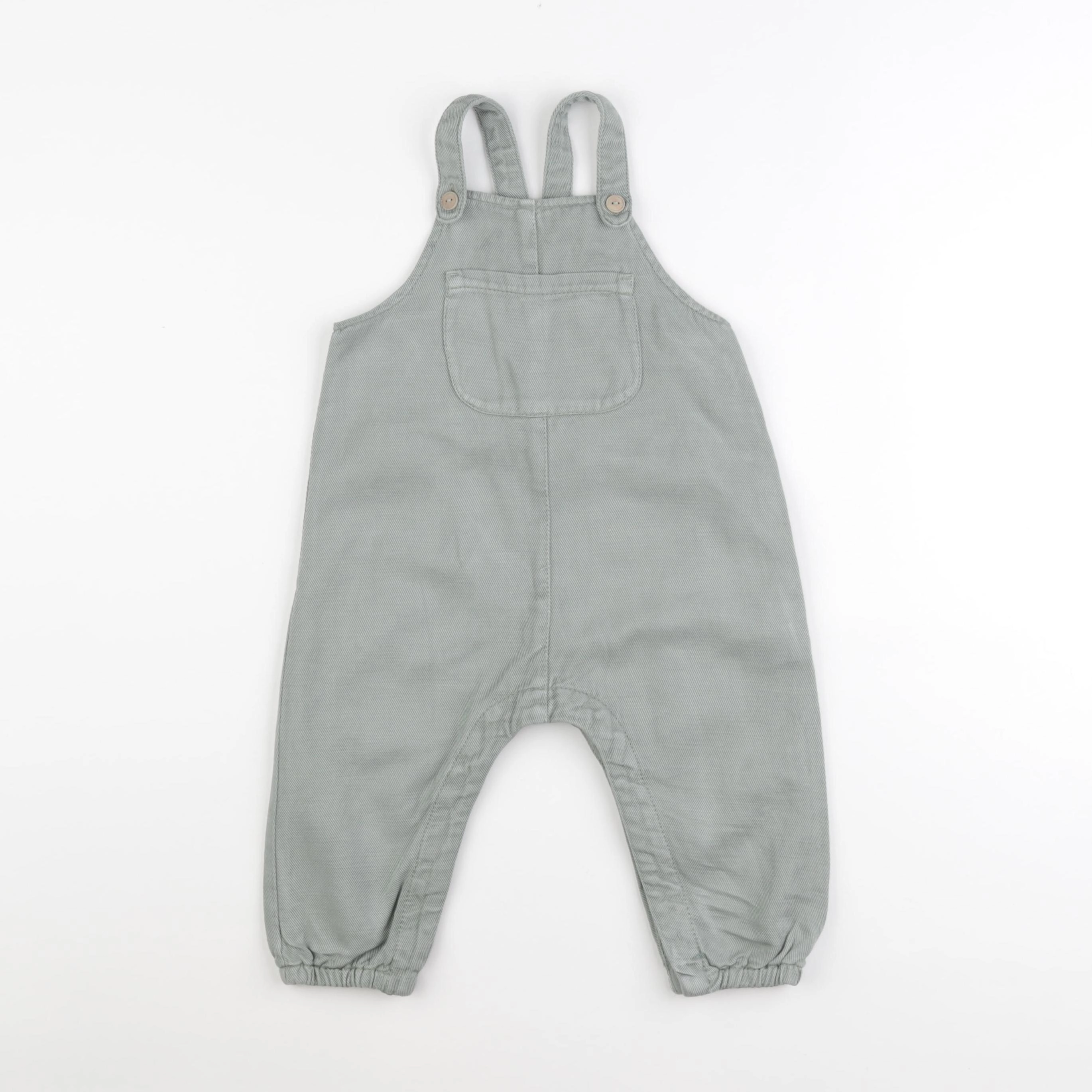 Zara - salopette vert - 12/18 mois