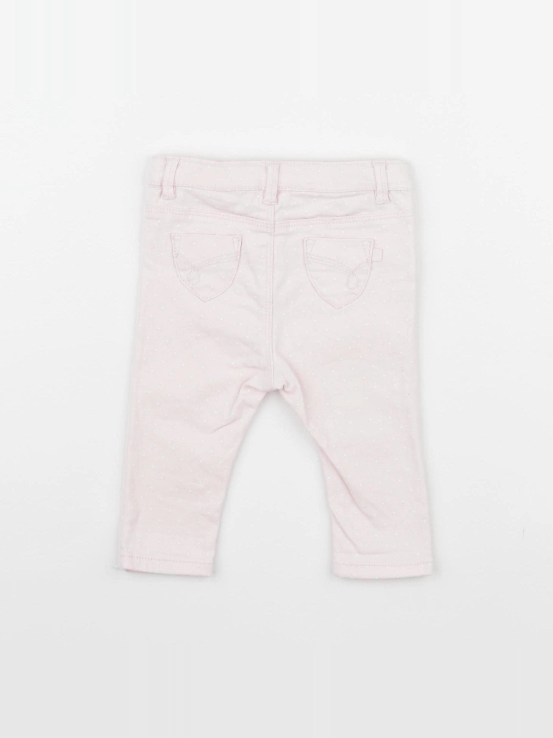 Obaïbi - jegging rose - 6 mois