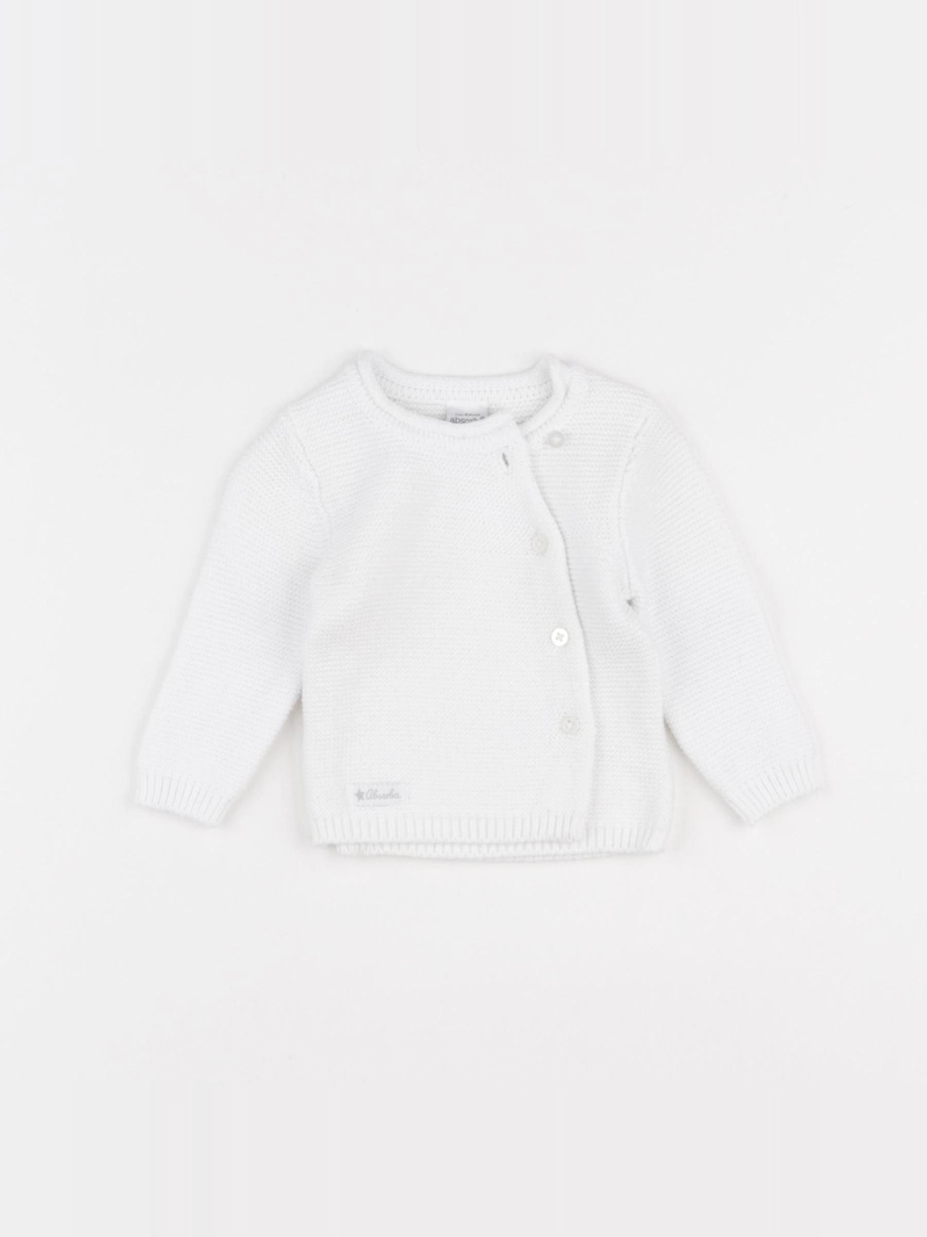 Absorba - gilet blanc - 1 mois