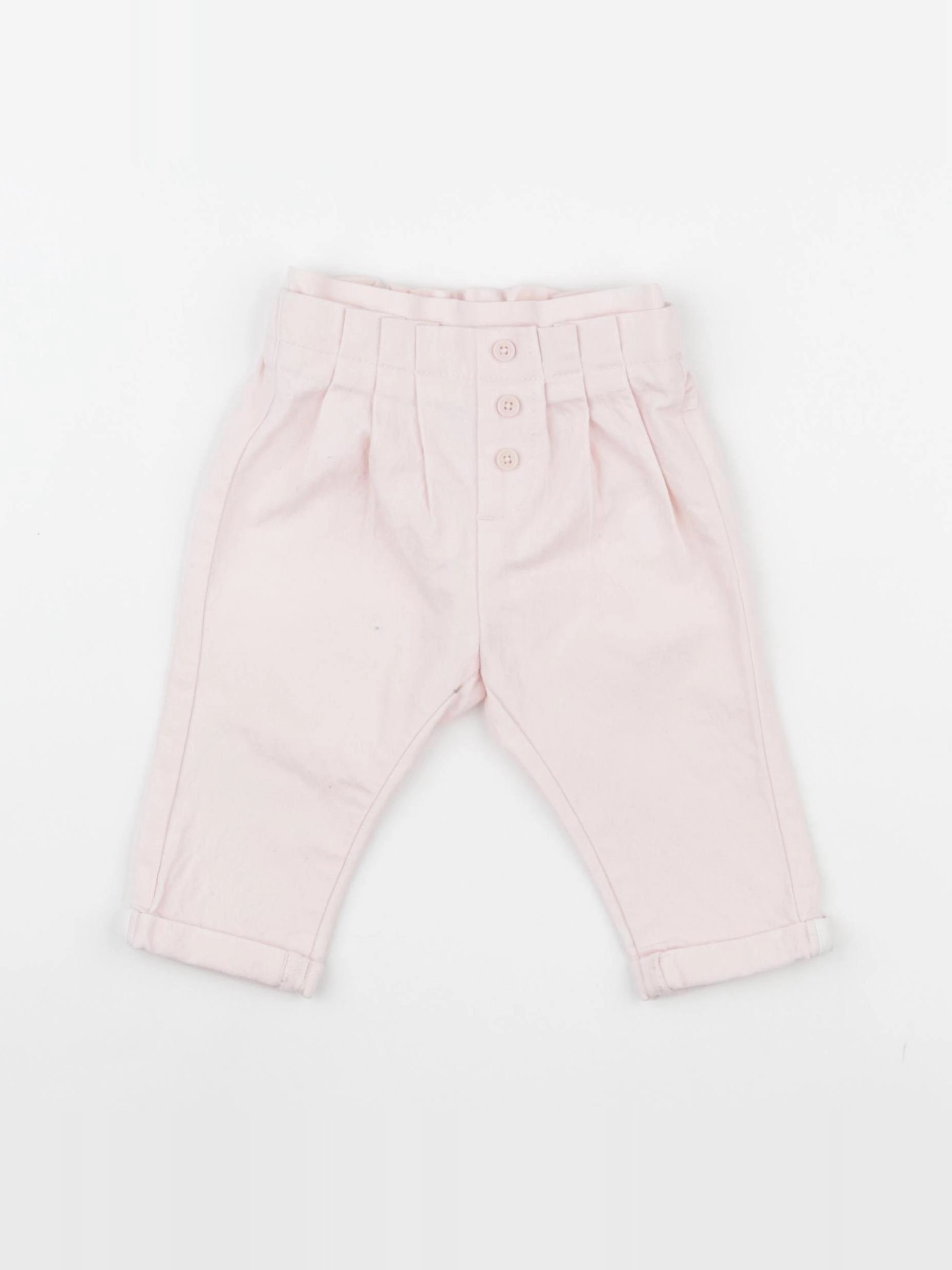 Obaïbi - pantalon rose - 6 mois
