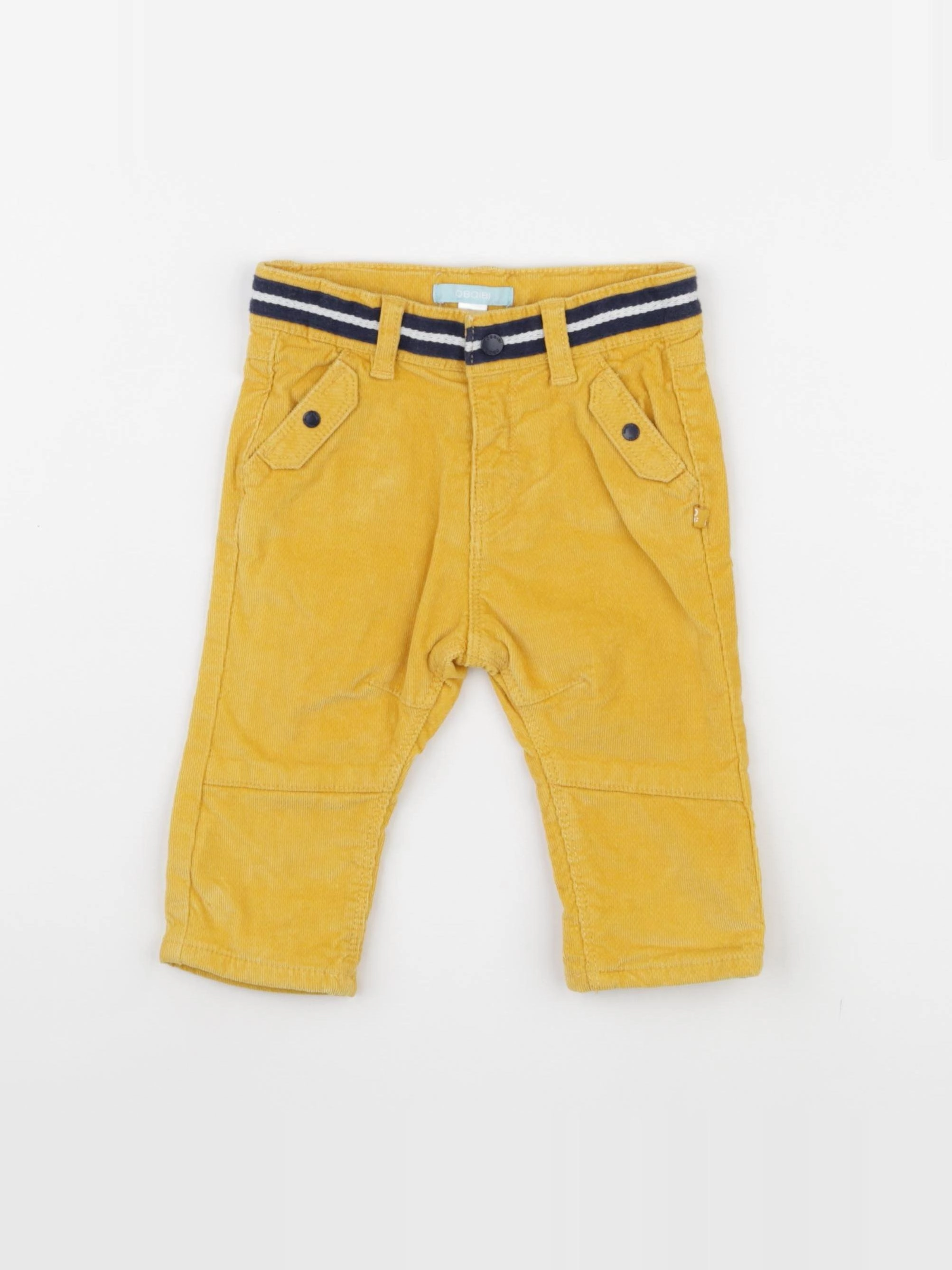 Obaïbi - pantalon jaune - 6 mois