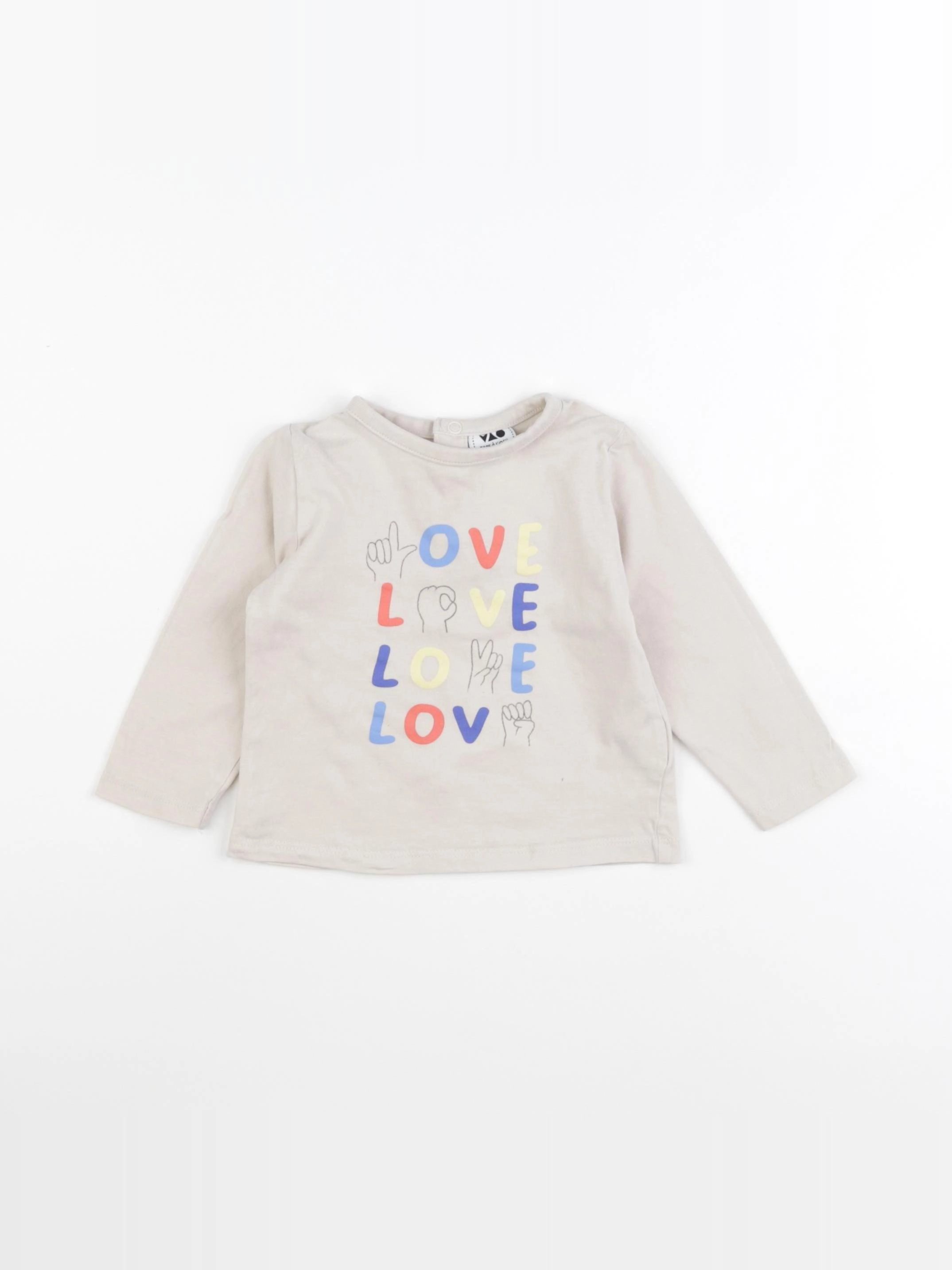Tape à l'oeil - tee-shirt multicolore - 18 mois