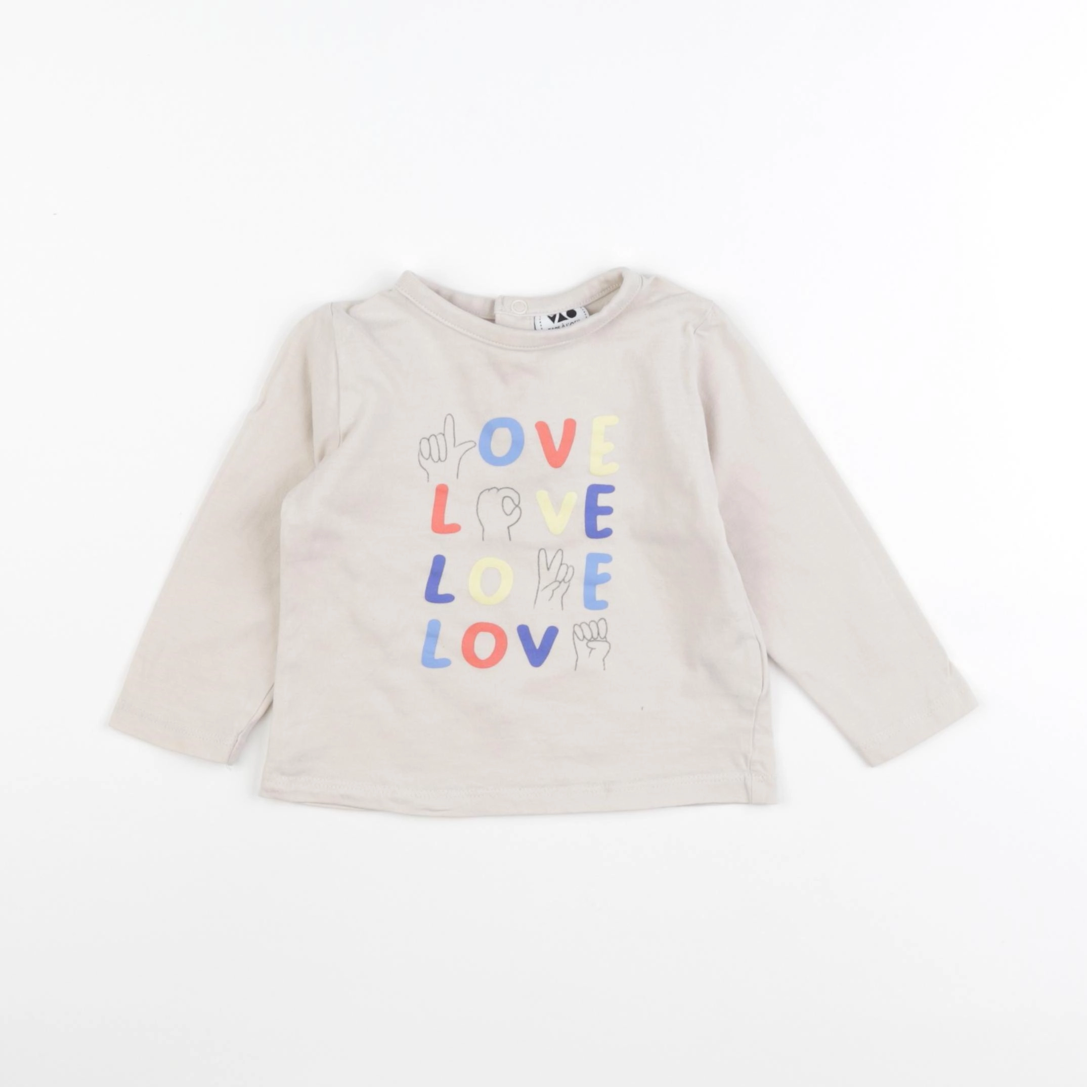 Tape à l'oeil - tee-shirt multicolore - 18 mois