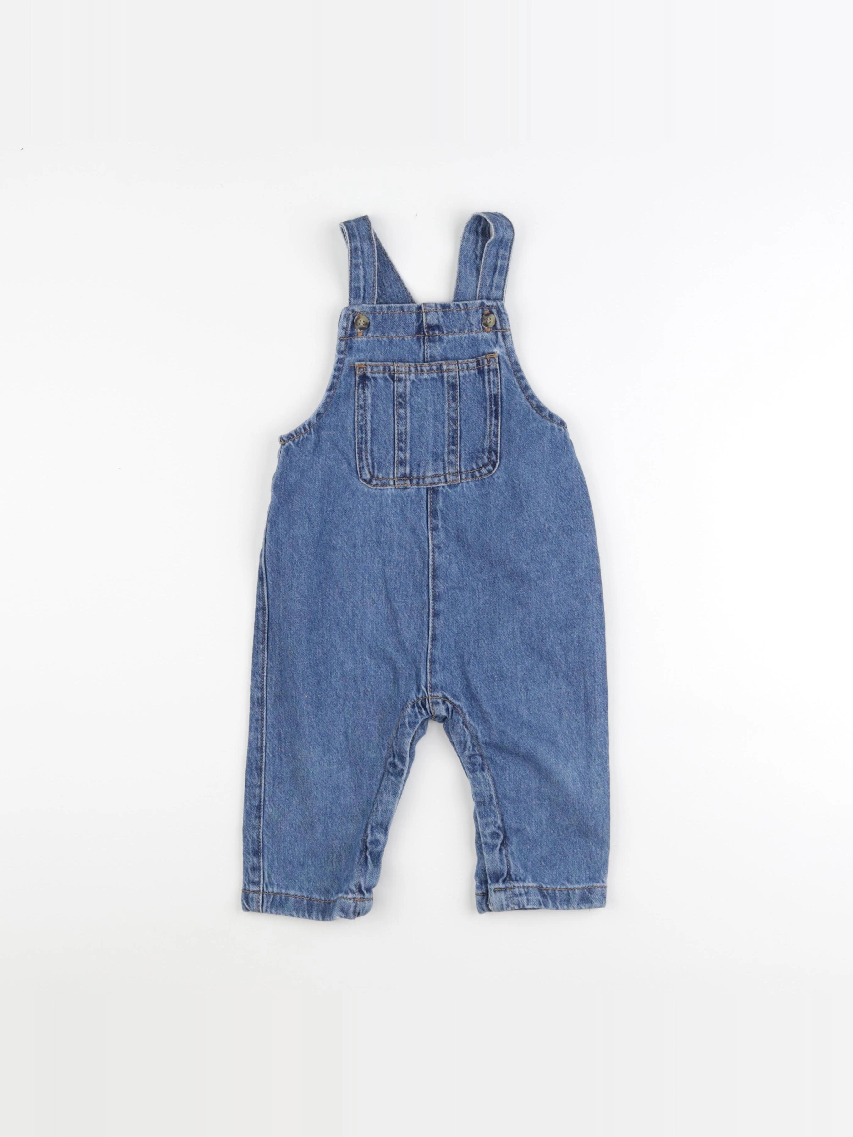 Zara - salopette bleu - 12/18 mois