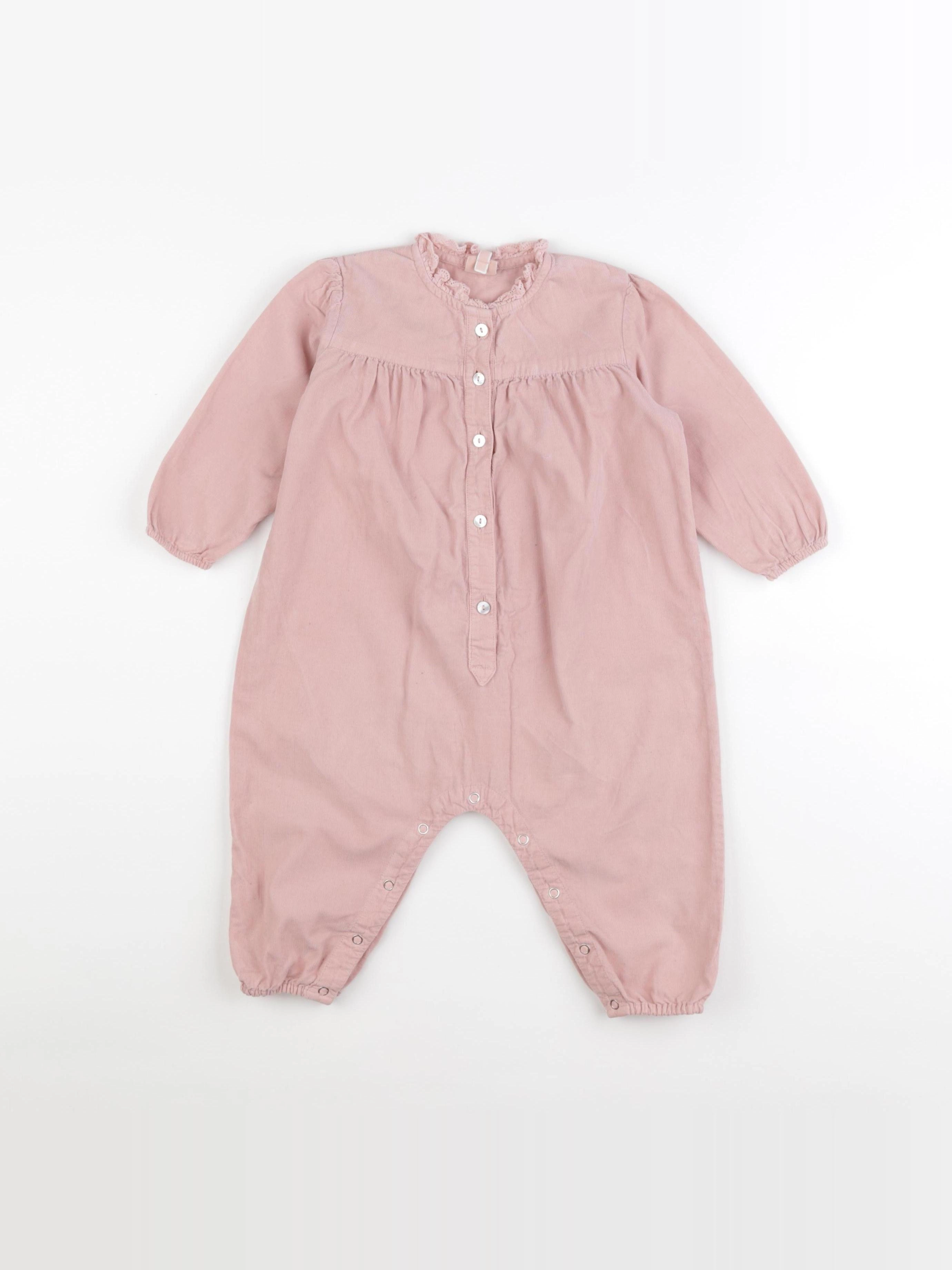 Bonton - combinaison rose - 18 mois