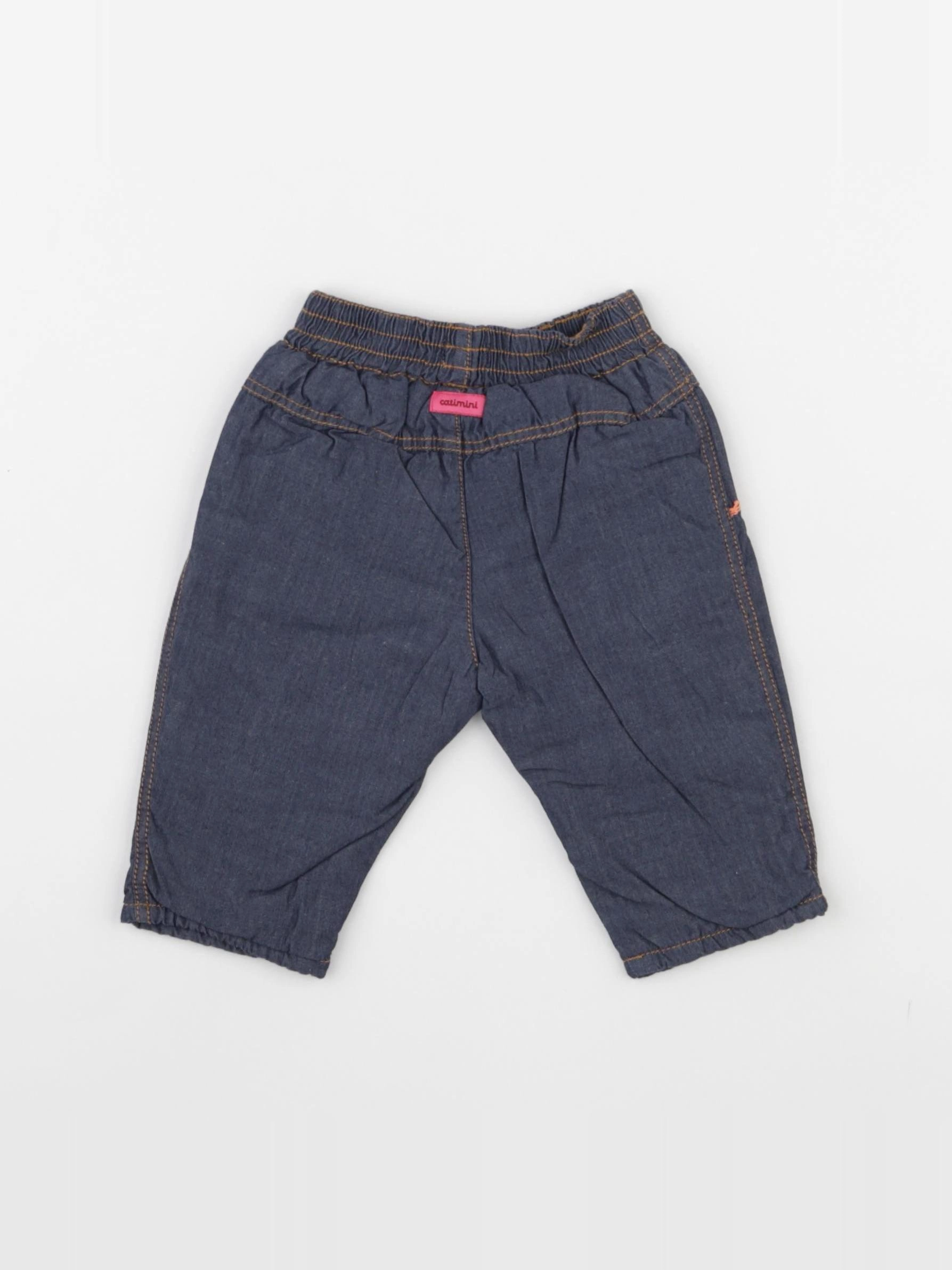 Catimini - pantalon bleu - 3 mois