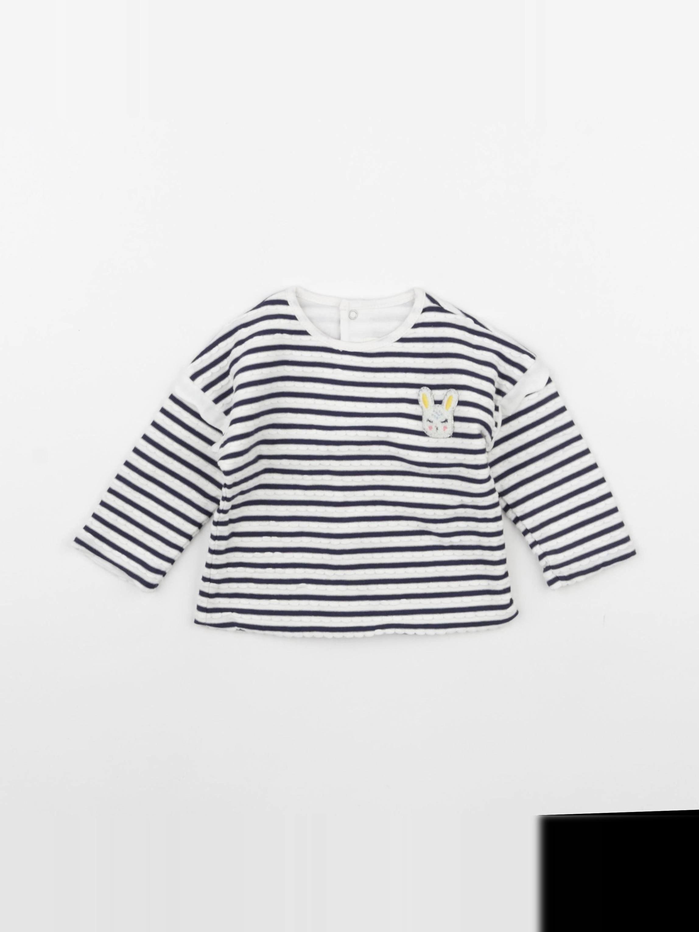 Catimini - tee-shirt beige, bleu - 6 mois