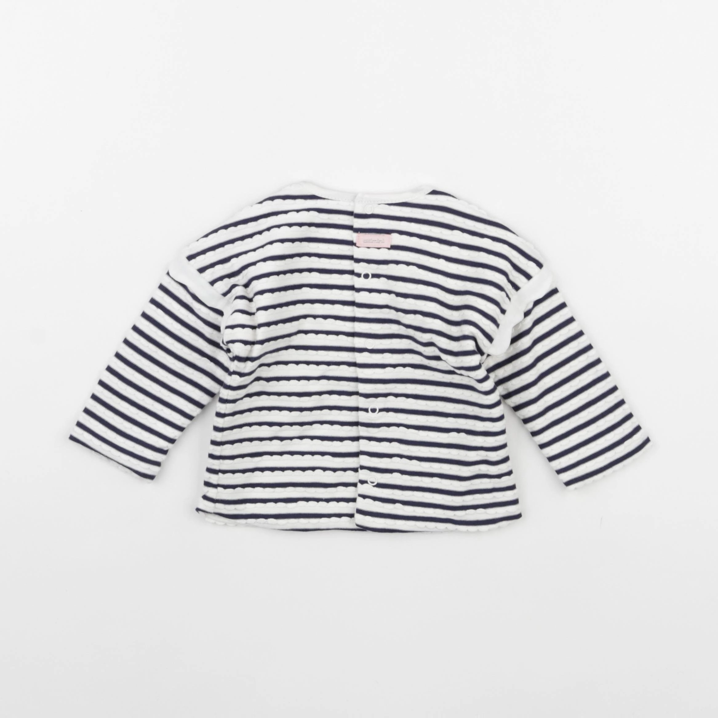 Catimini - tee-shirt beige, bleu - 6 mois