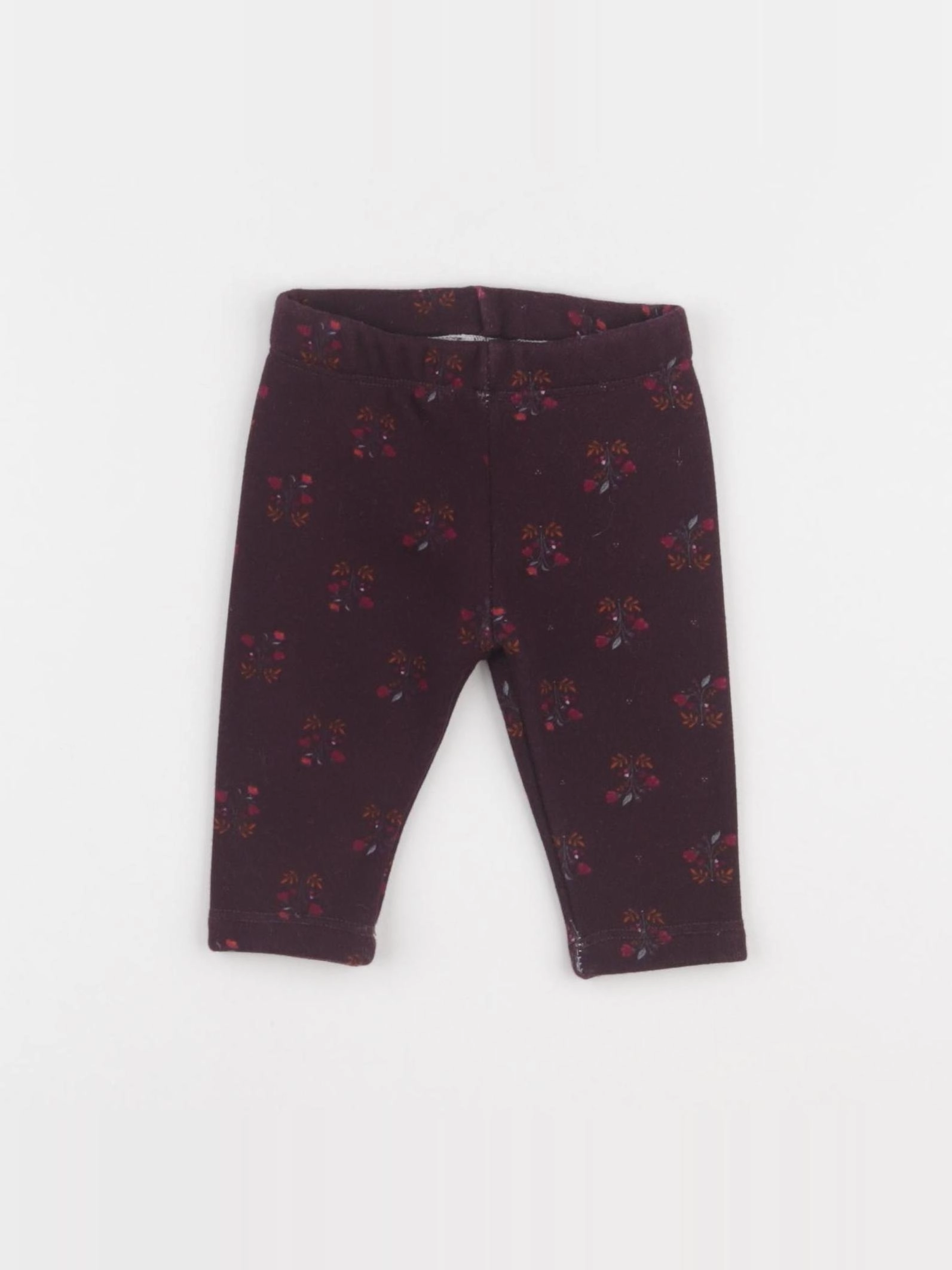 Sergent Major - legging doublé violet - 3 mois
