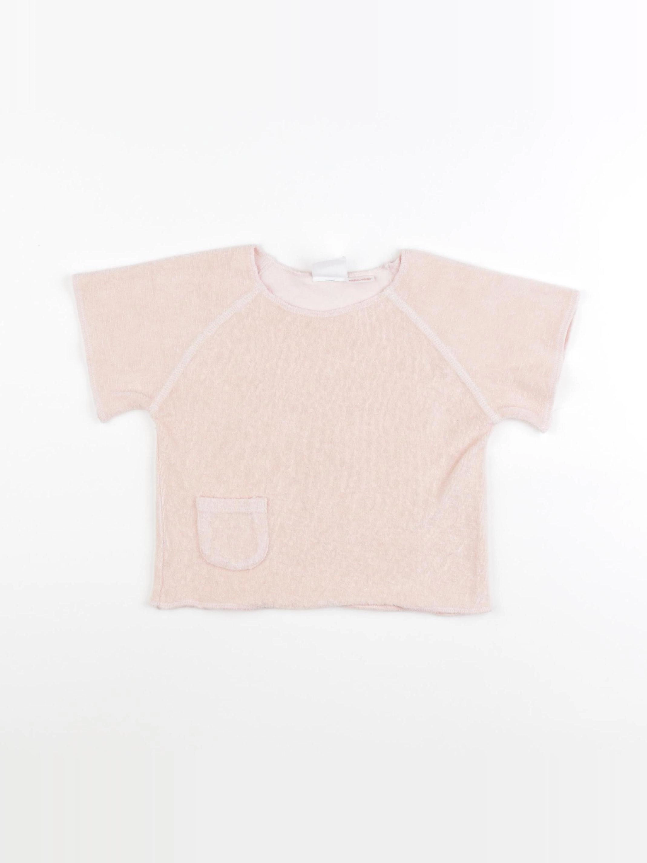 Zara - tee-shirt -éponge 12/18 mois