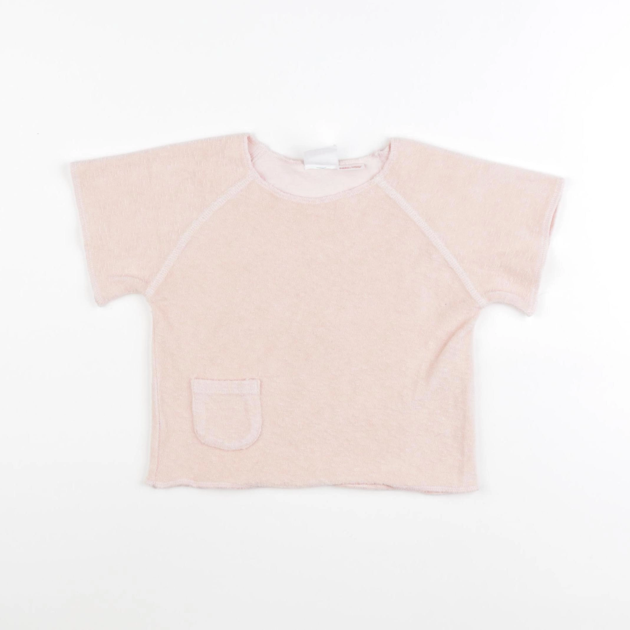 Zara - tee-shirt -éponge 12/18 mois
