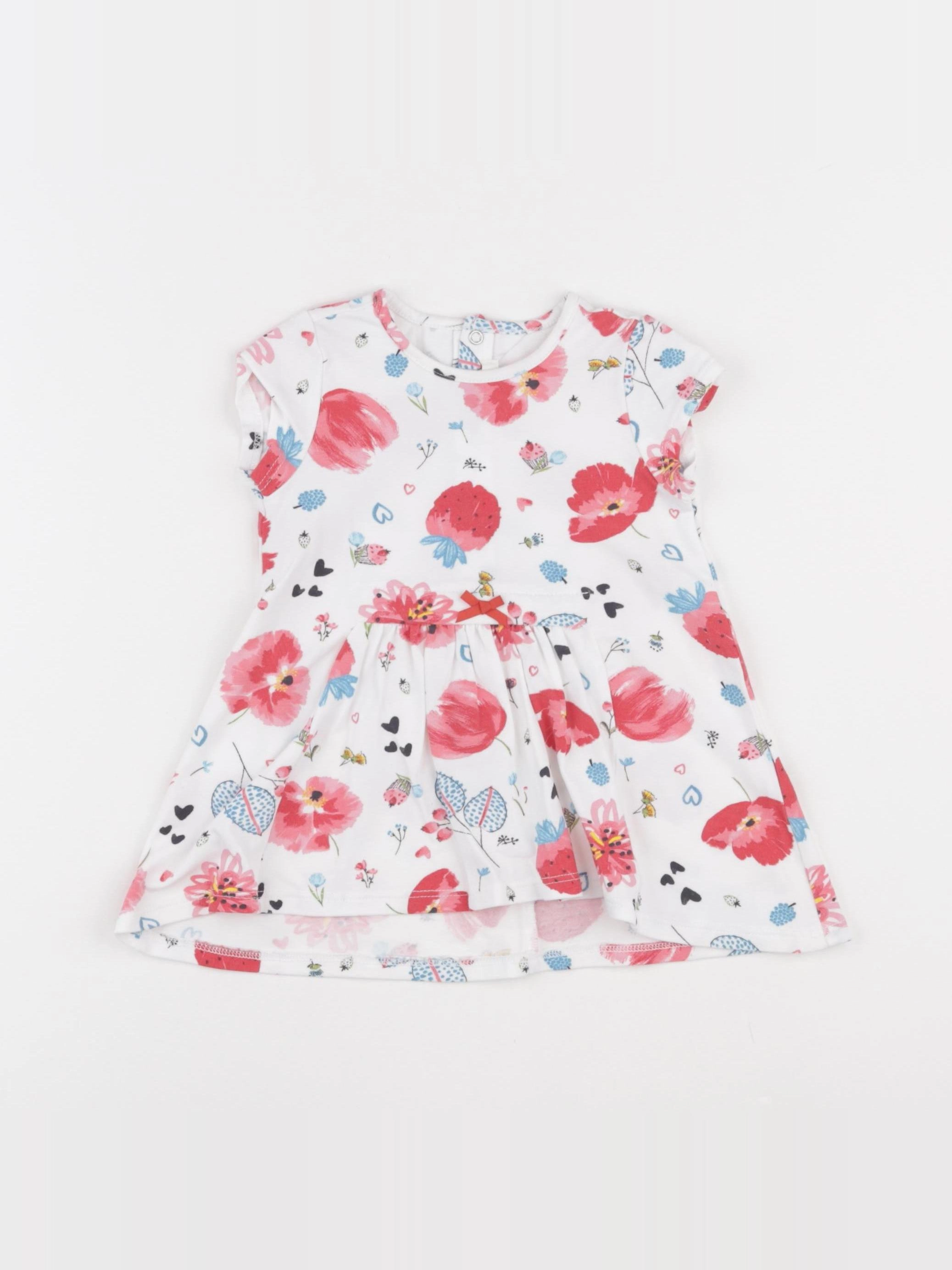 Catimini - robe blanc - 6 mois
