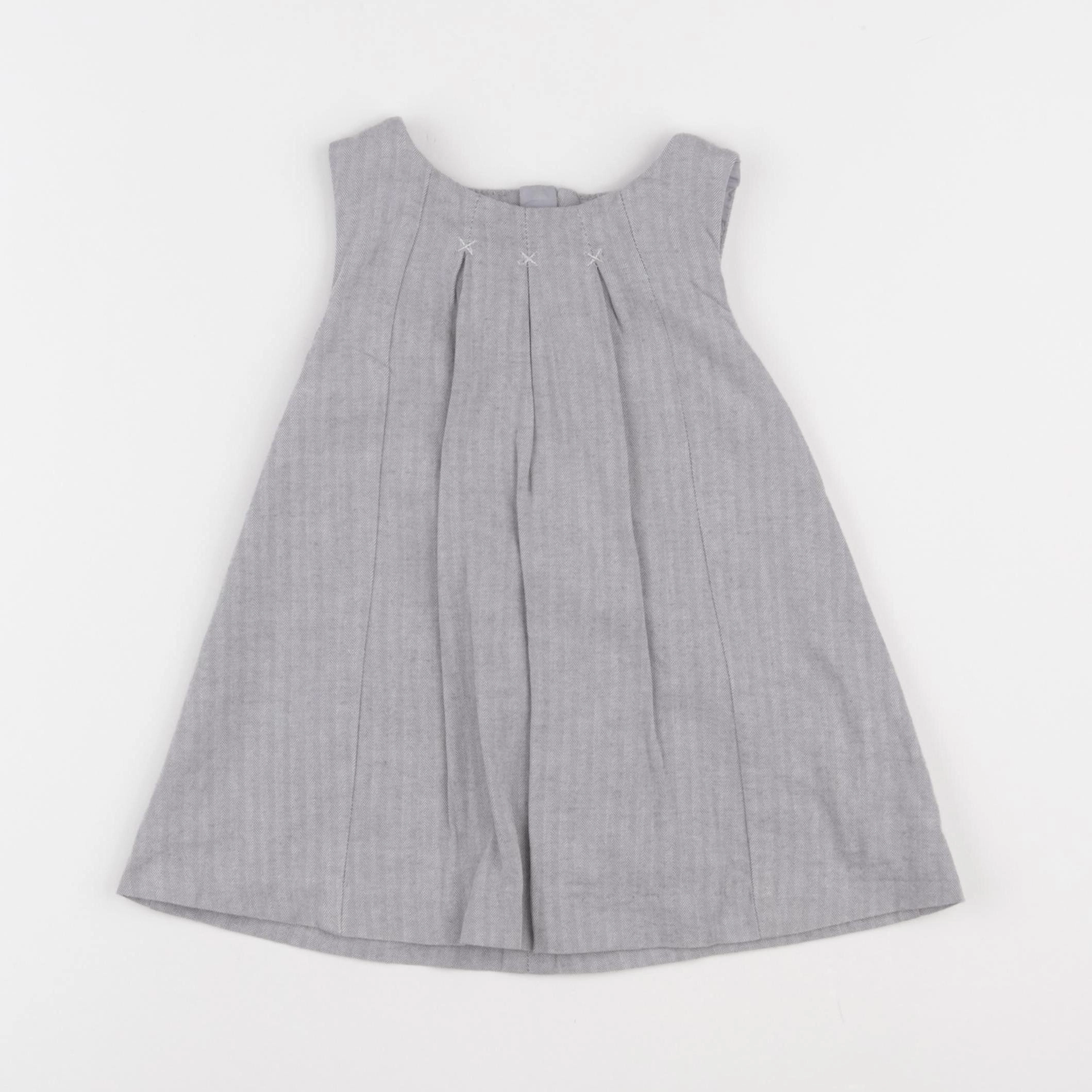 Obaïbi - robe gris - 12 mois