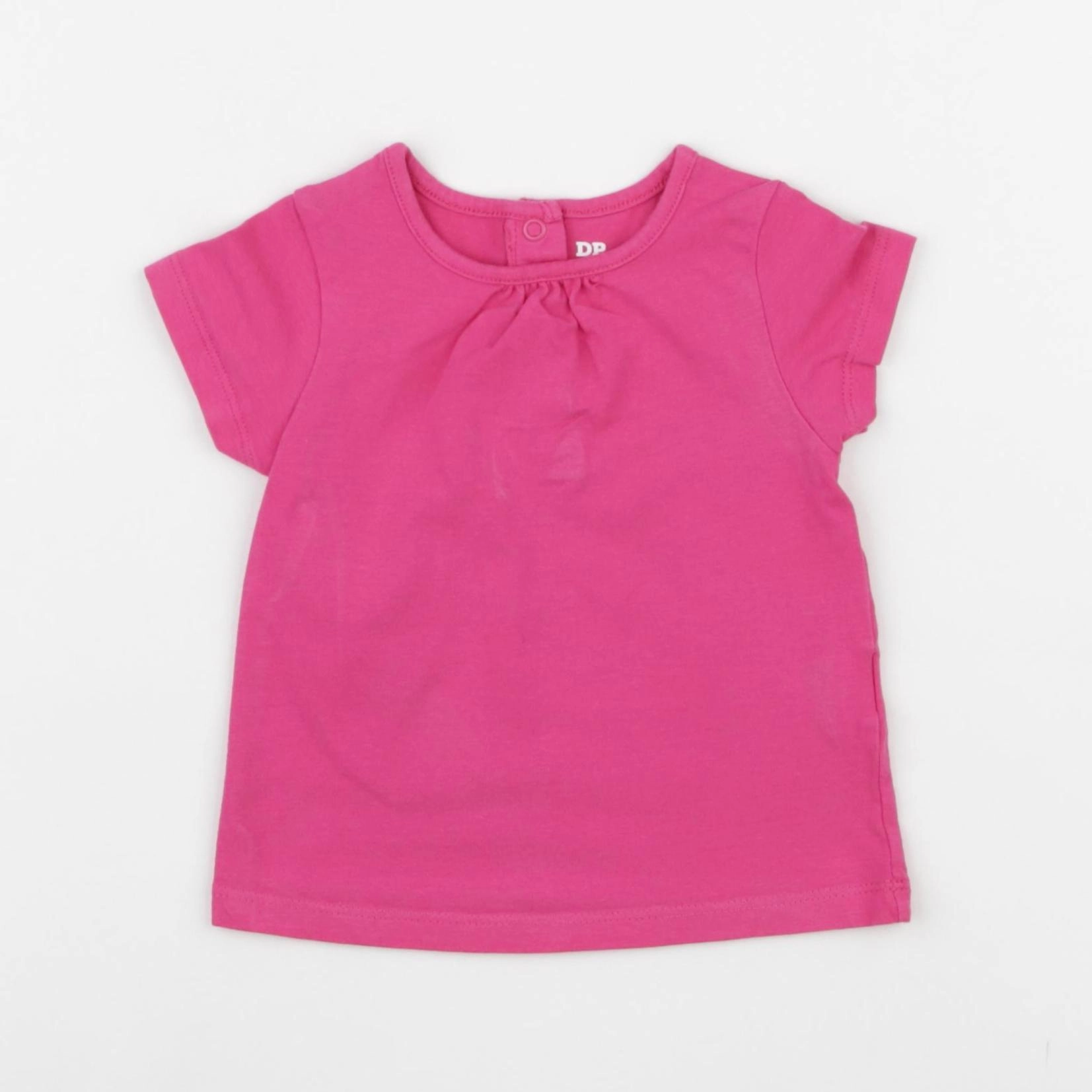 DPAM - tee-shirt rose - 6 mois