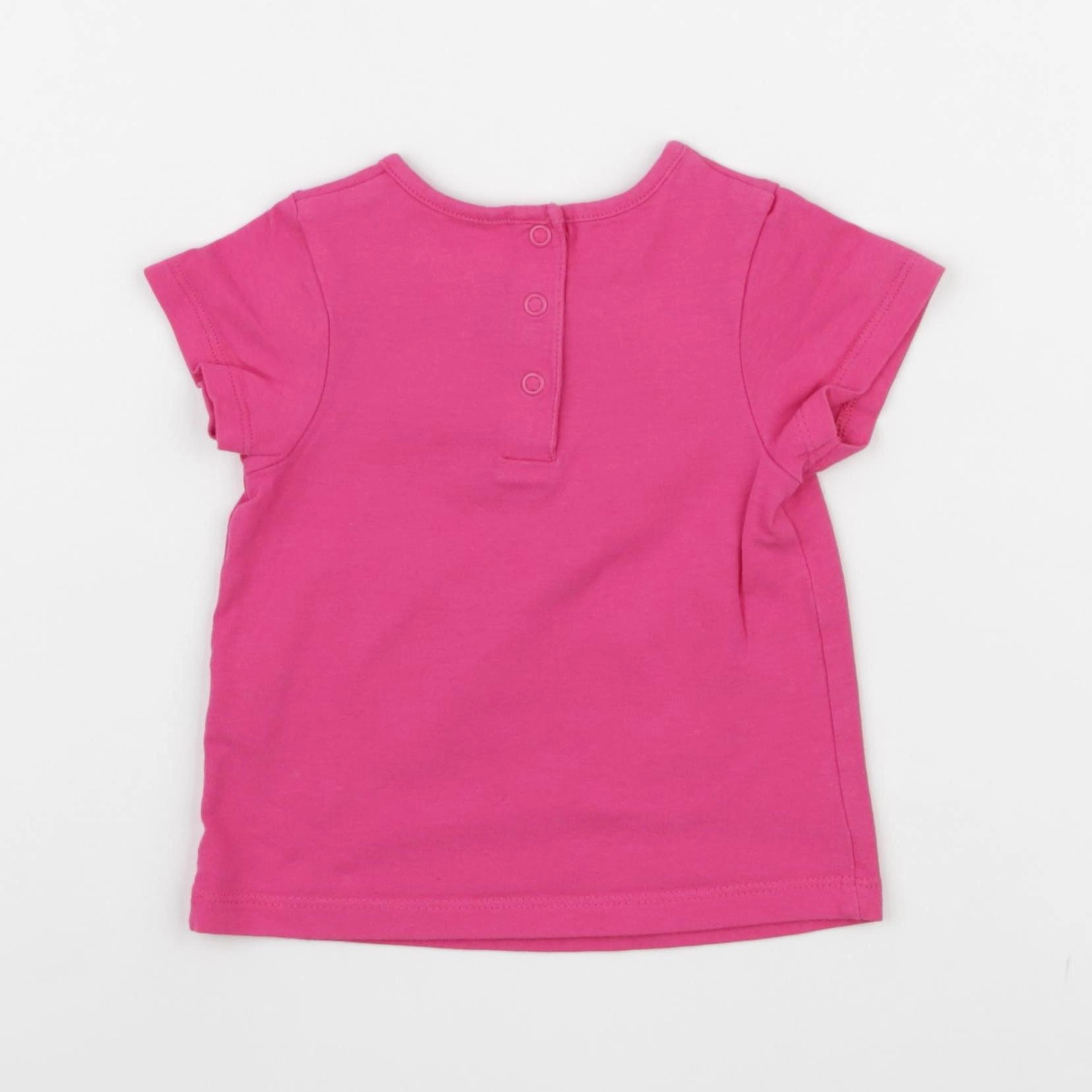 DPAM - tee-shirt rose - 6 mois