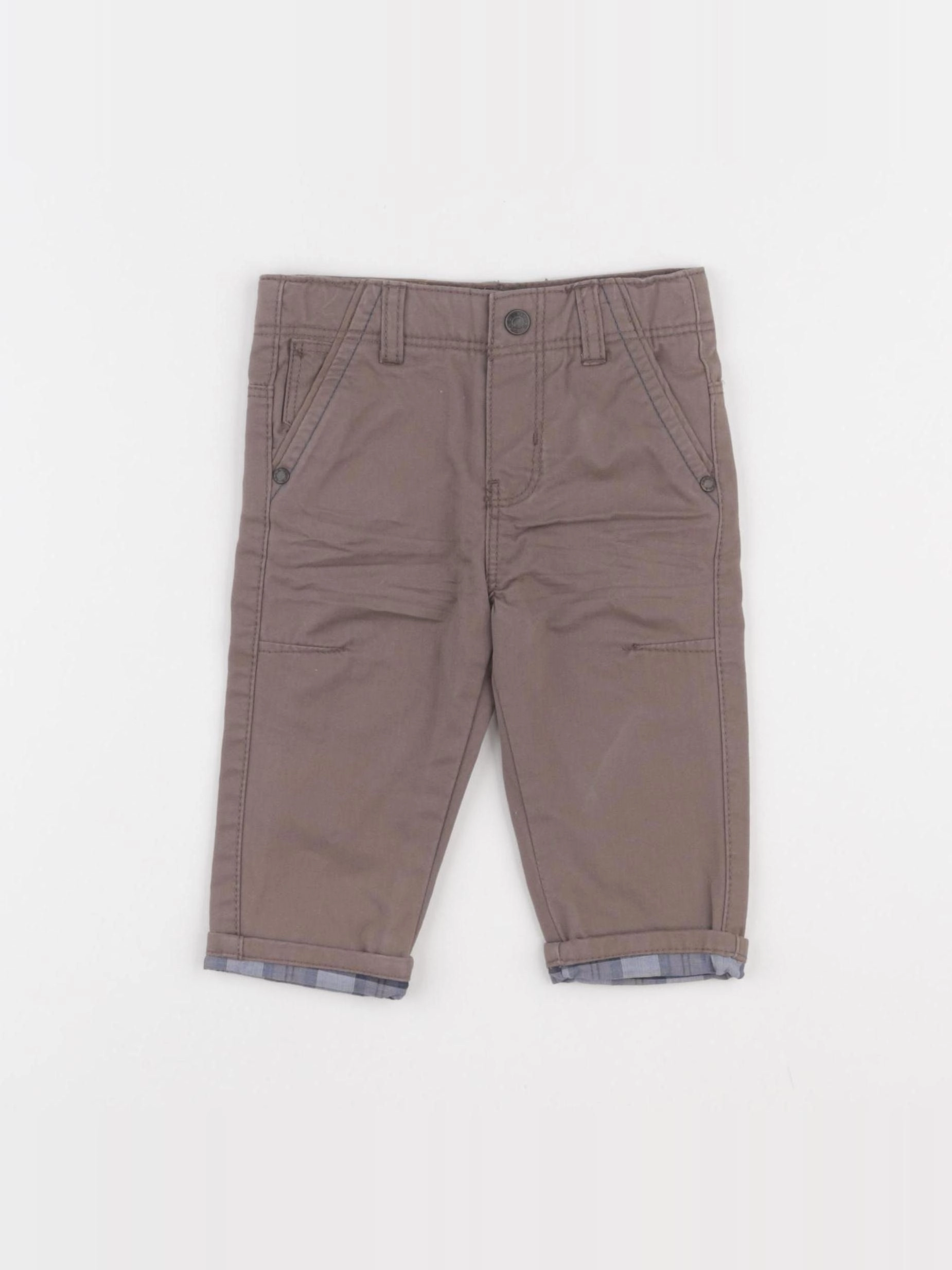 Obaïbi - pantalon marron - 6 mois