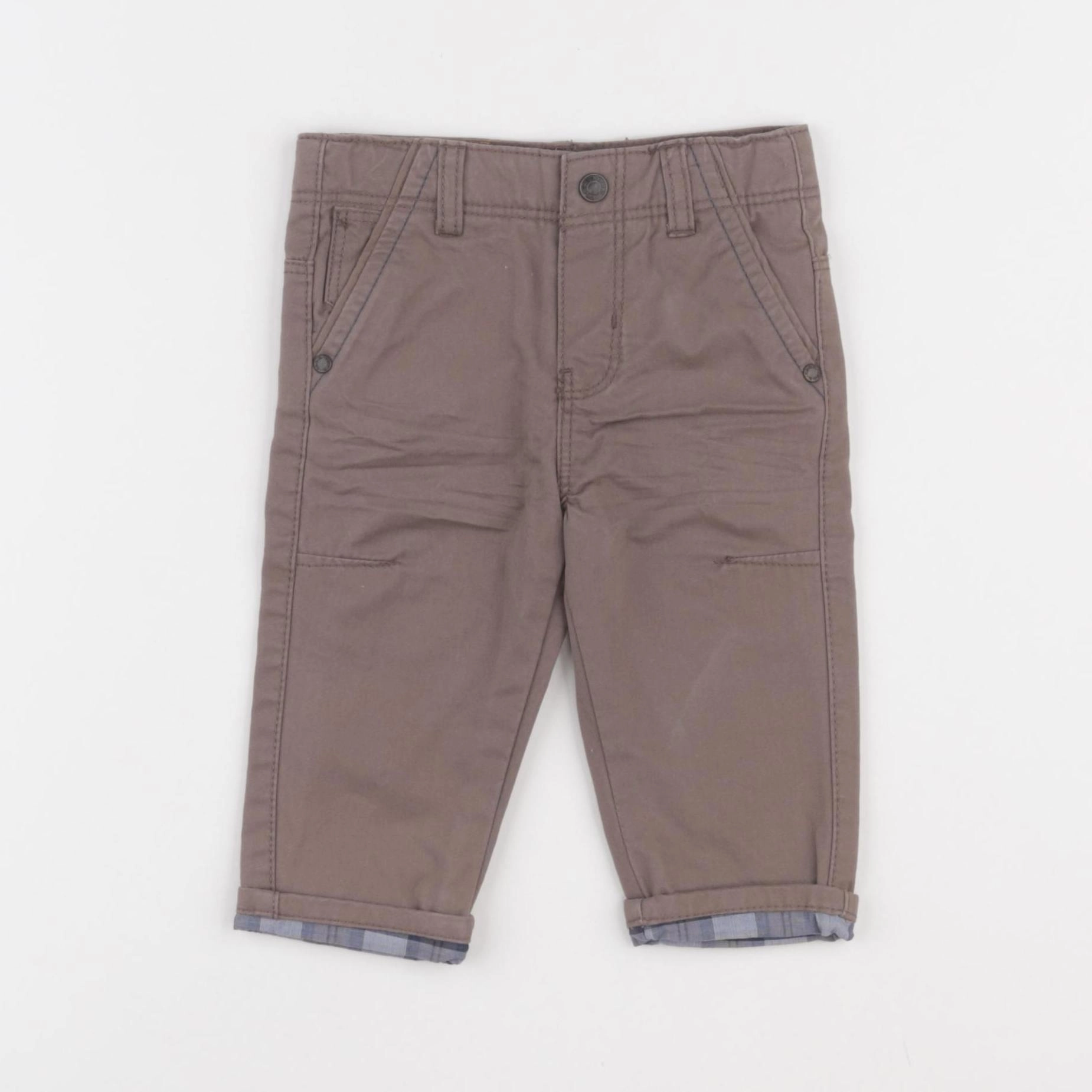 Obaïbi - pantalon marron - 6 mois