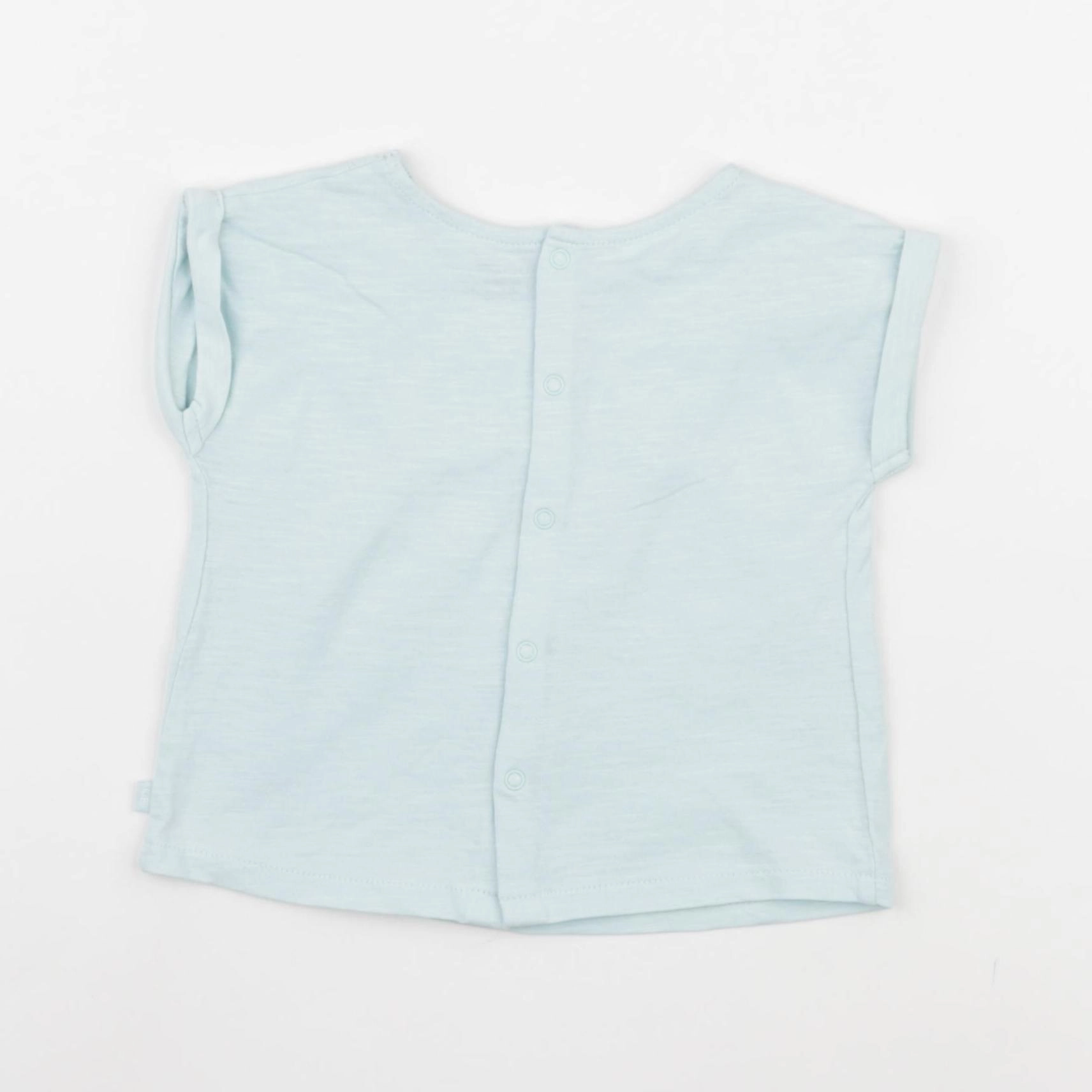 Obaïbi - tee-shirt bleu - 6 mois