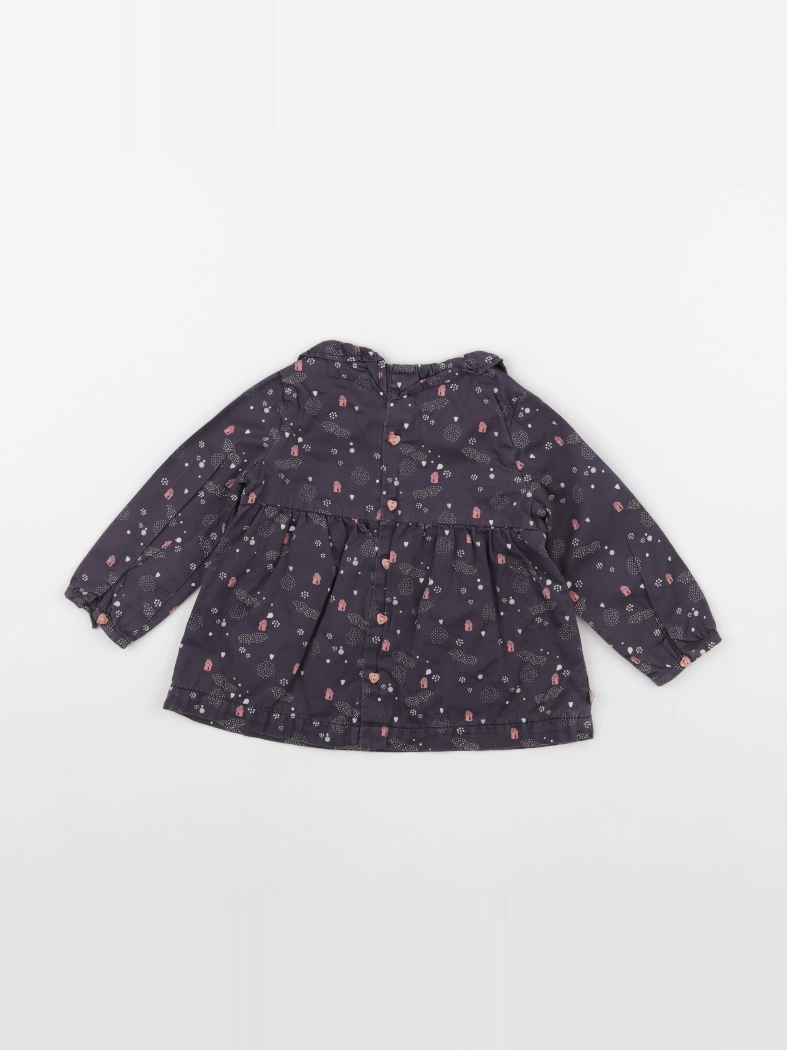 Sergent Major - blouse gris - 12 mois