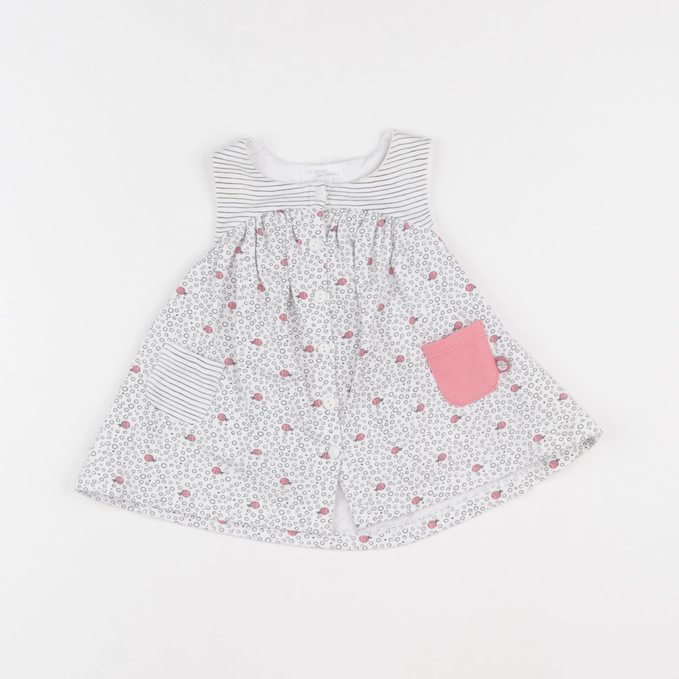 DPAM - robe gris - 3 mois