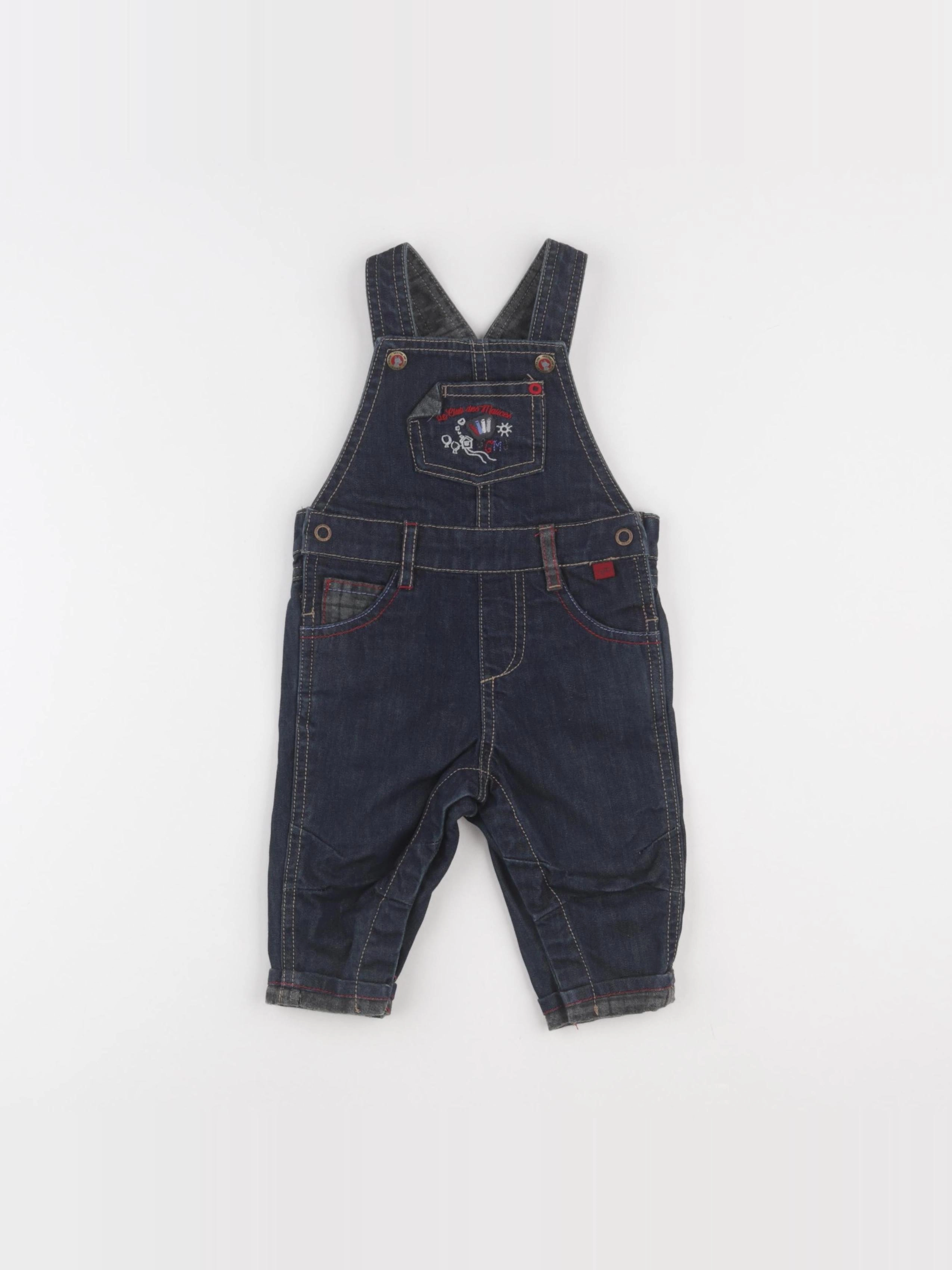 Sergent Major - salopette bleu - 6 mois