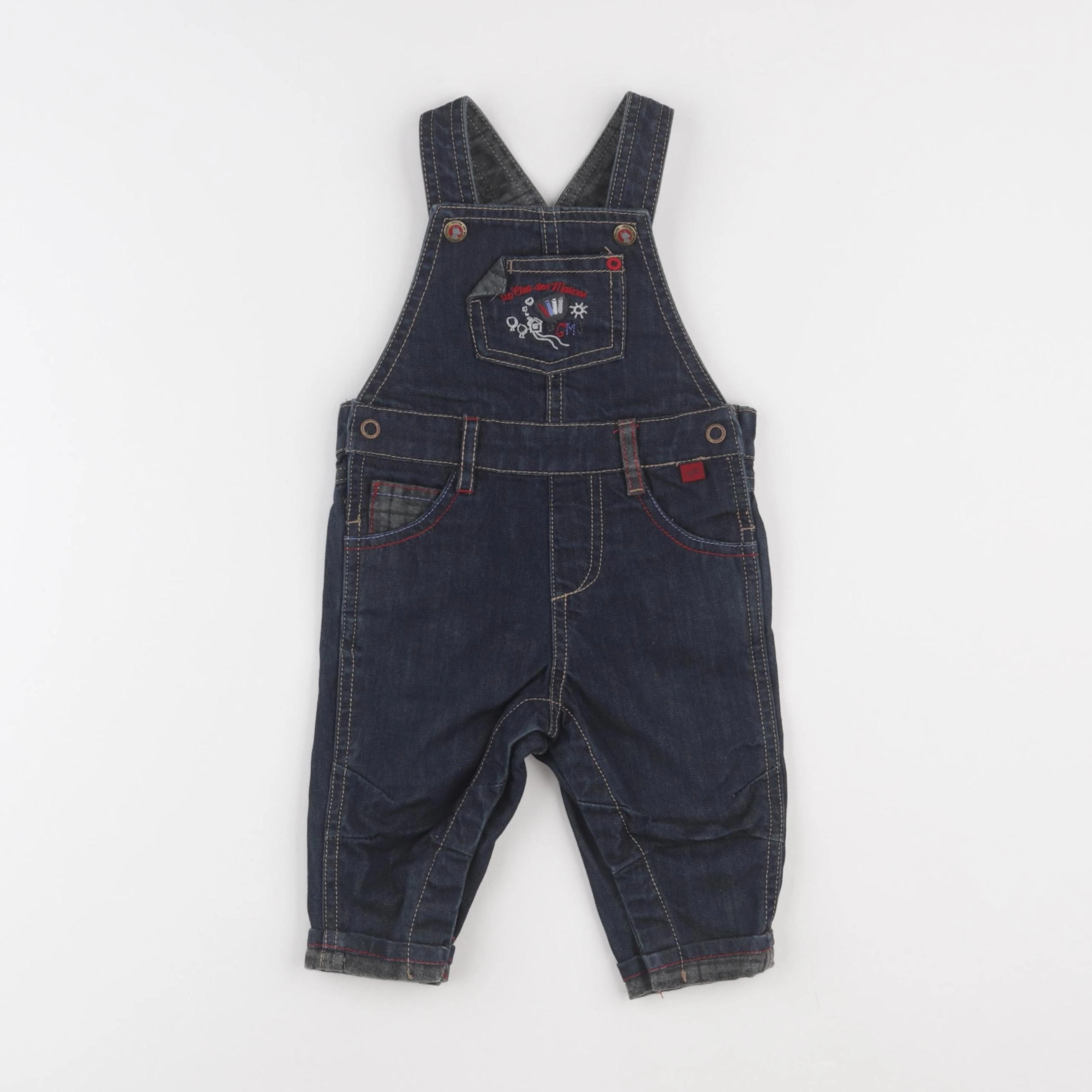 Sergent Major - salopette bleu - 6 mois