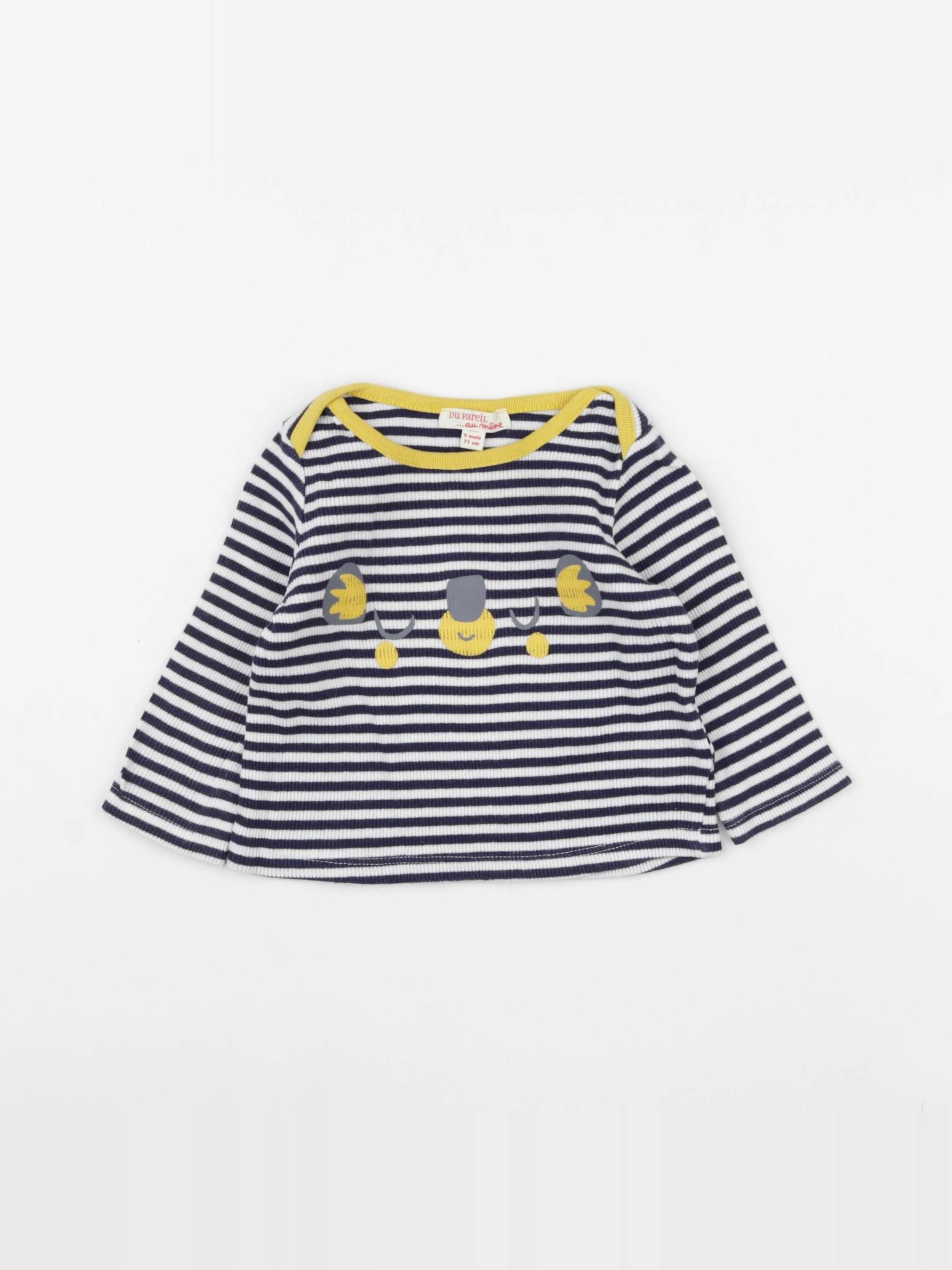 DPAM - tee-shirt multicolore - 9 mois