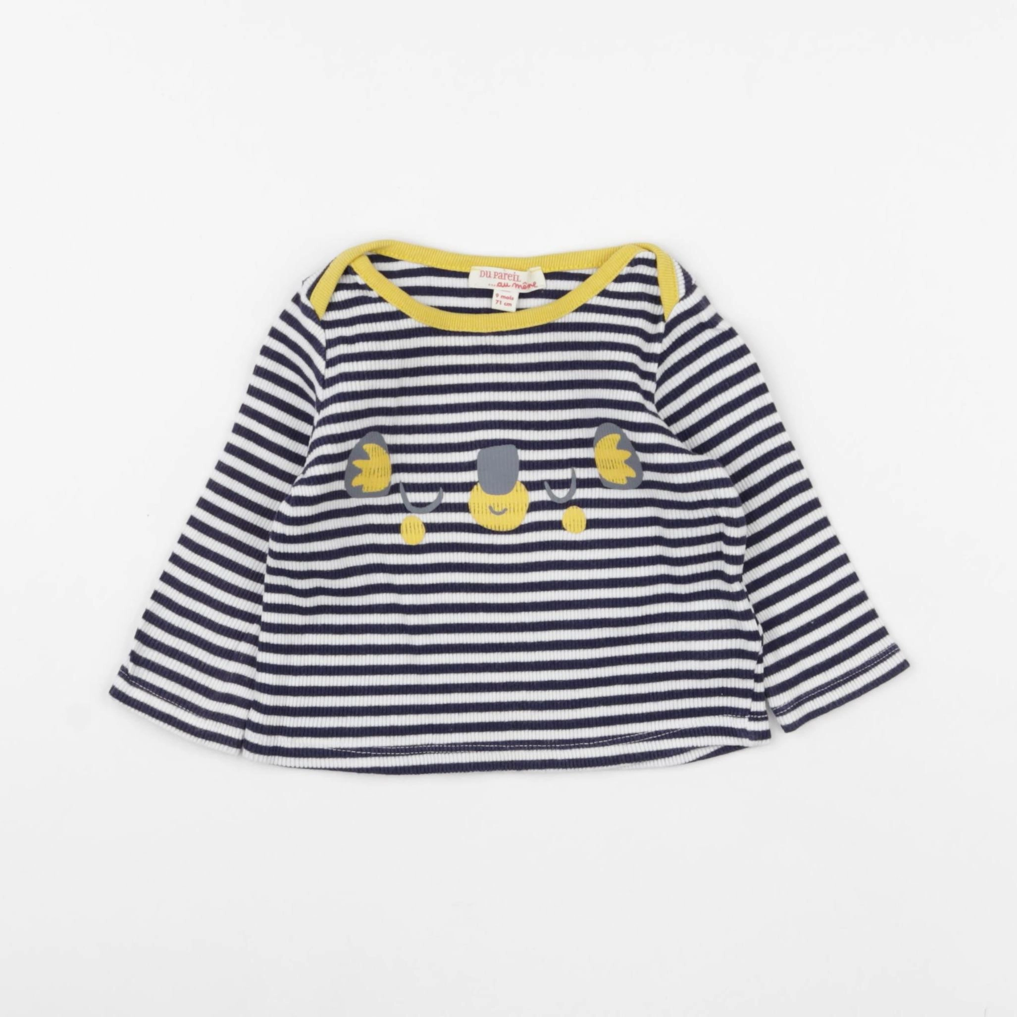 DPAM - tee-shirt multicolore - 9 mois