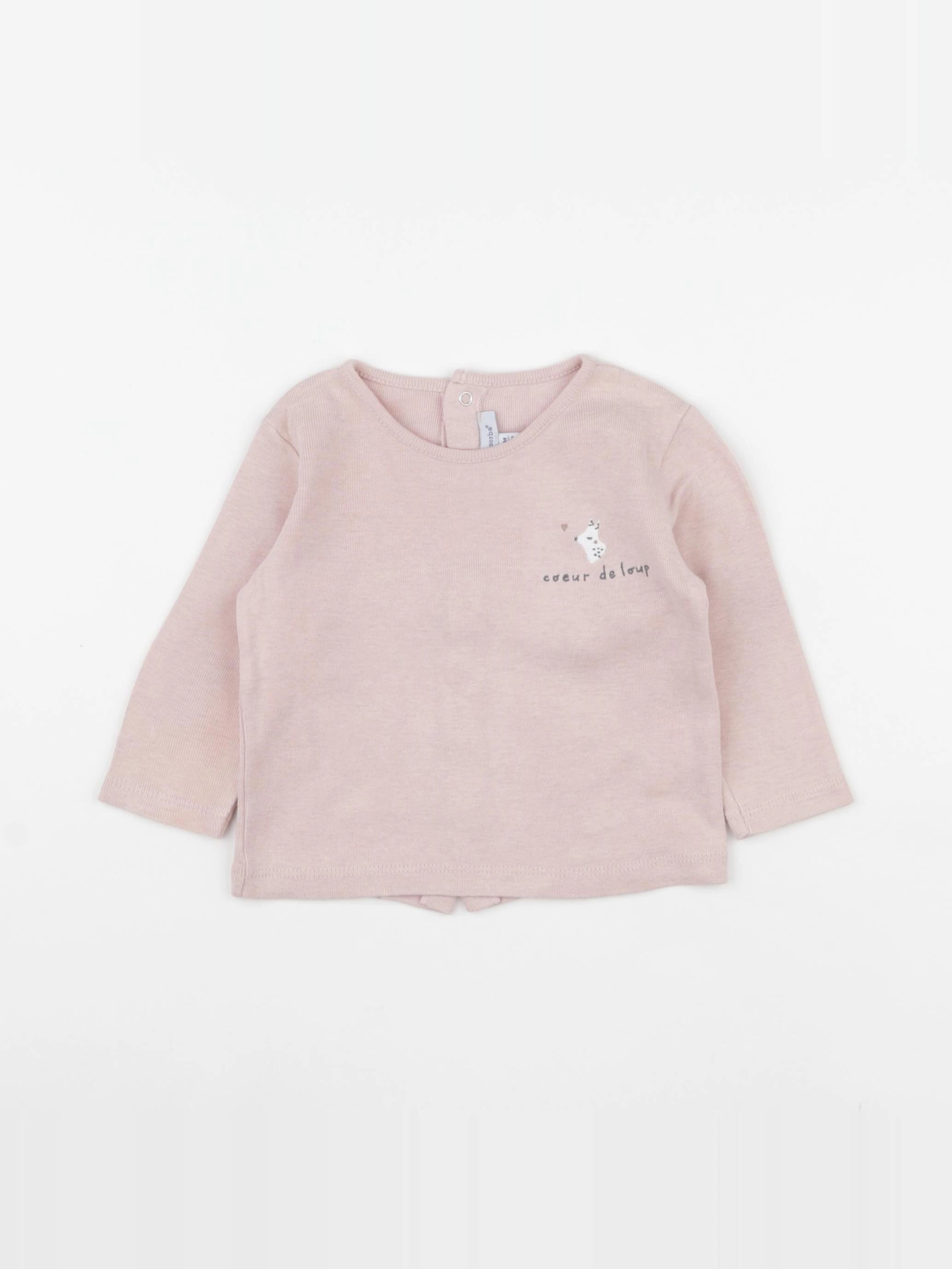 Absorba - tee-shirt rose - 9 mois