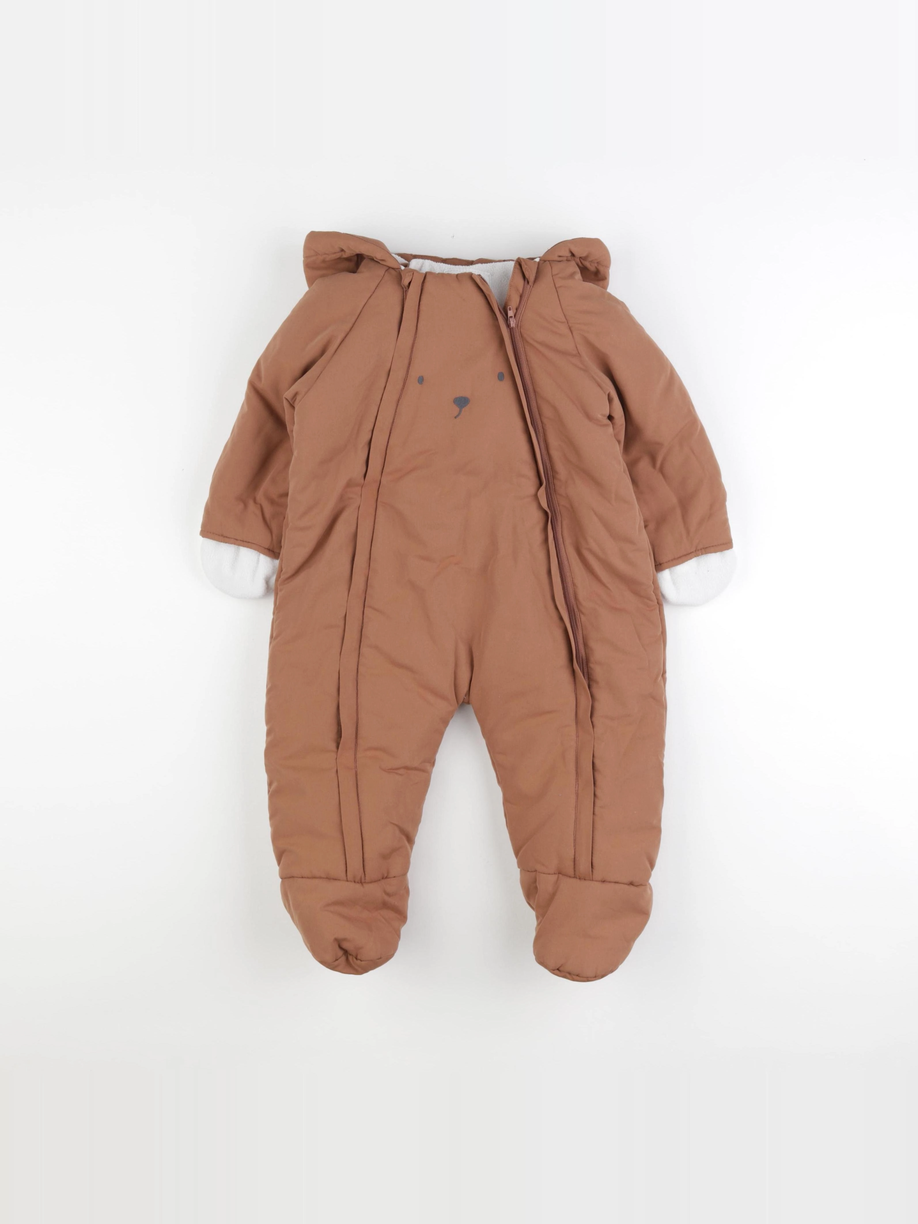 Vertbaudet - combi-pilote marron - 18 mois