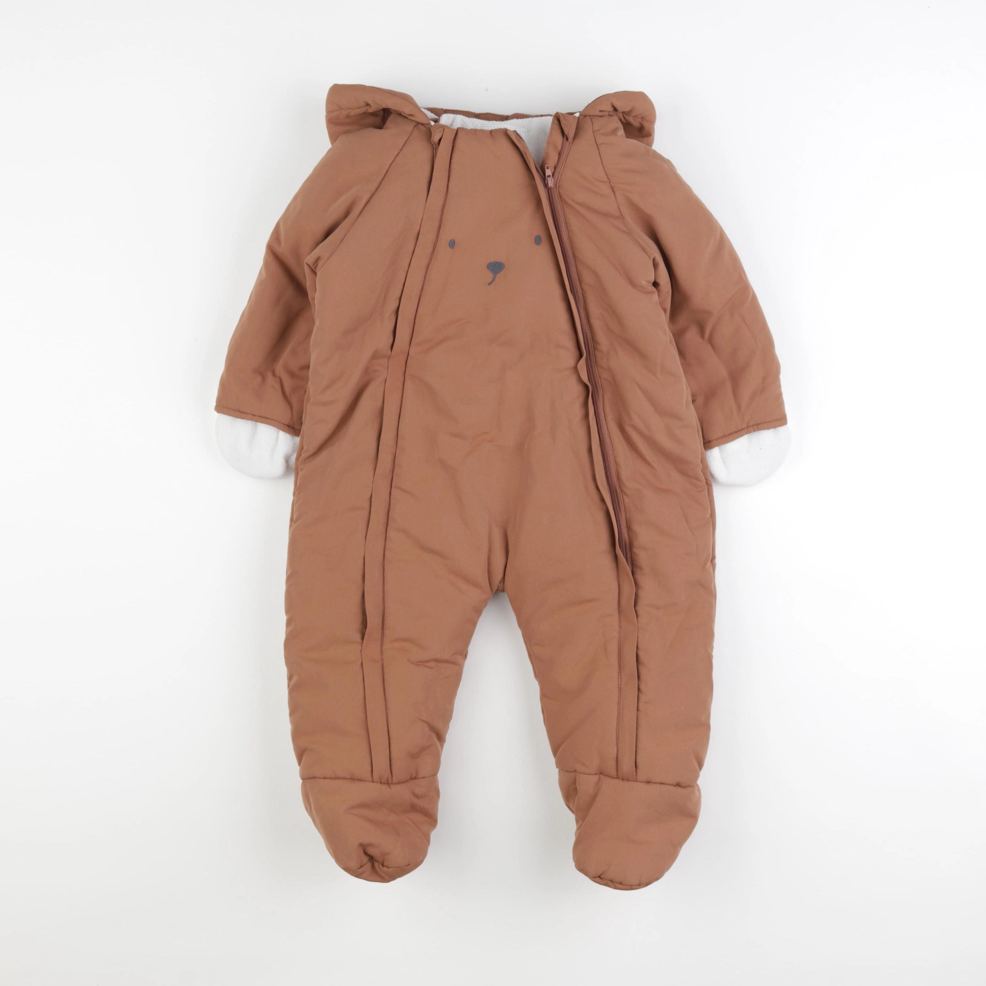 Vertbaudet - combi-pilote marron - 18 mois