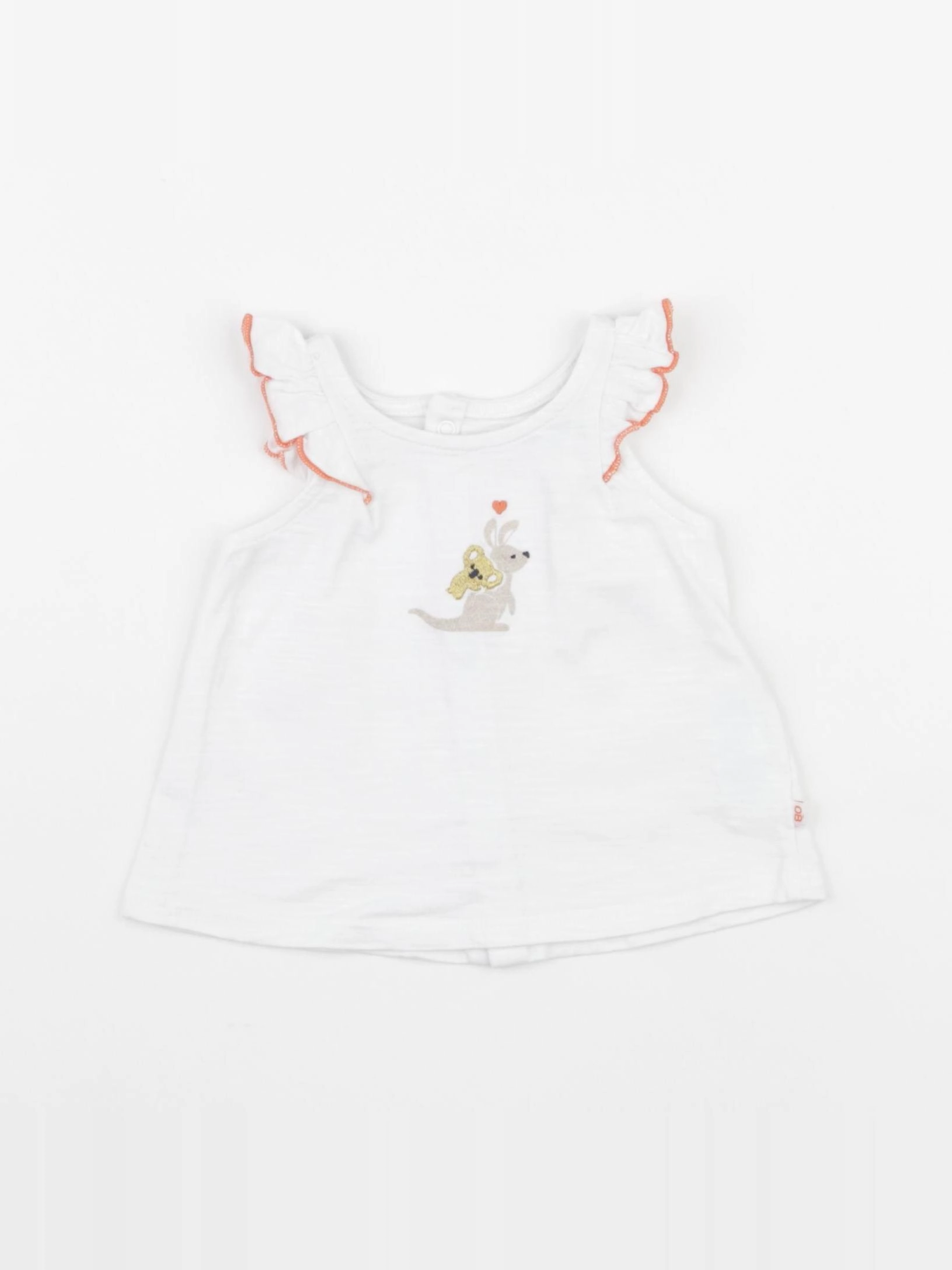 Obaïbi - blouse blanc - 3 mois