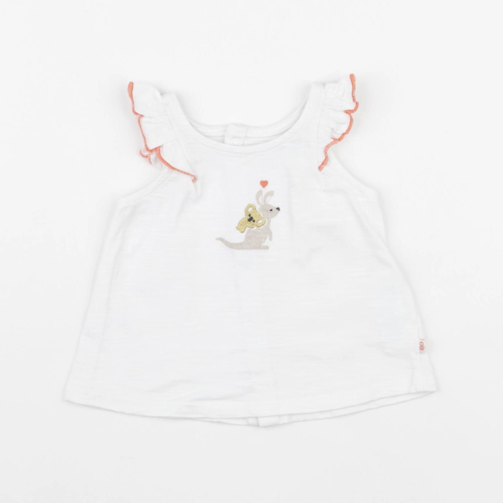 Obaïbi - blouse blanc - 3 mois
