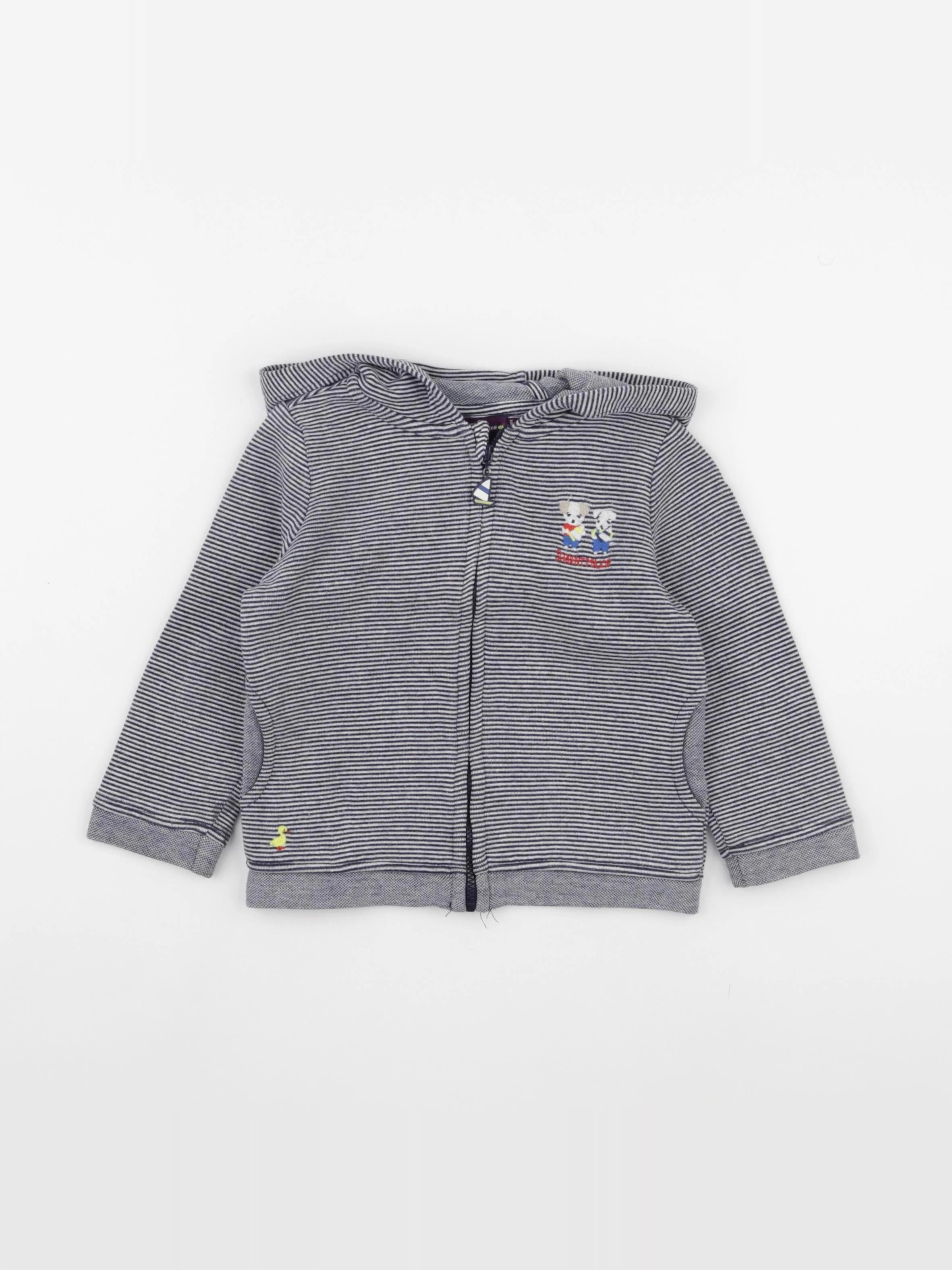 Sergent Major - sweat bleu - 24 mois