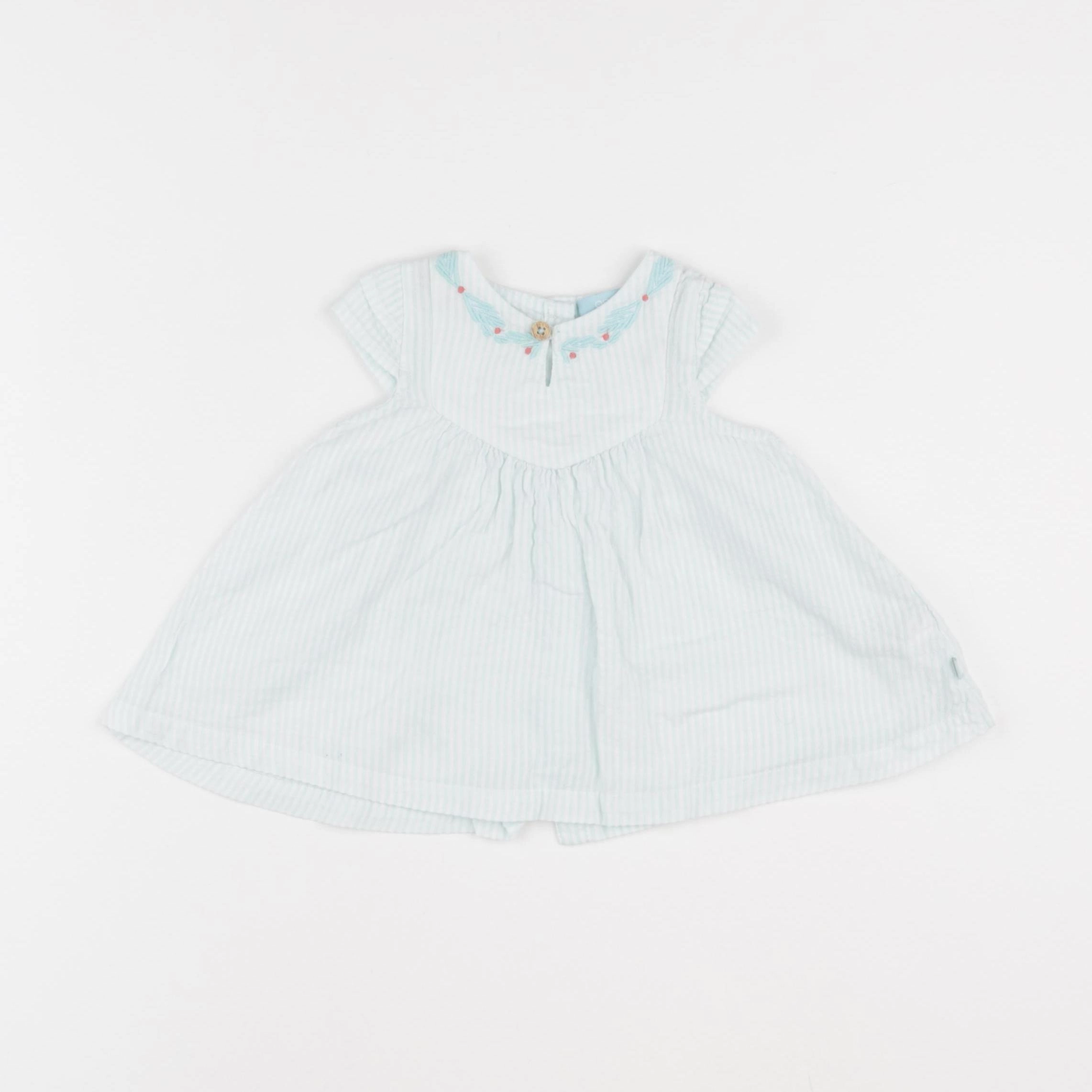 Obaïbi - robe vert - 6 mois