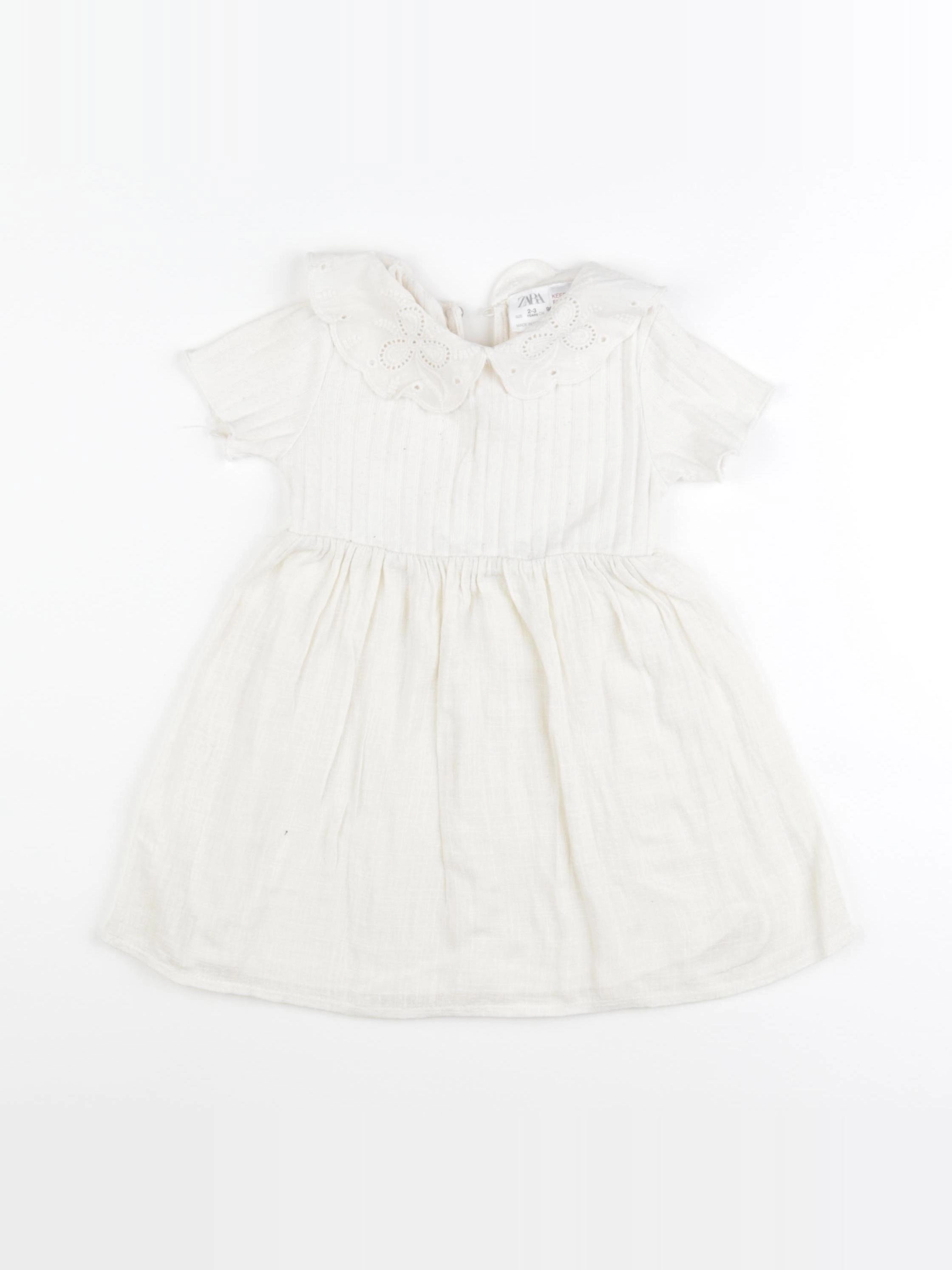 Zara - robe beige - 2/3 ans